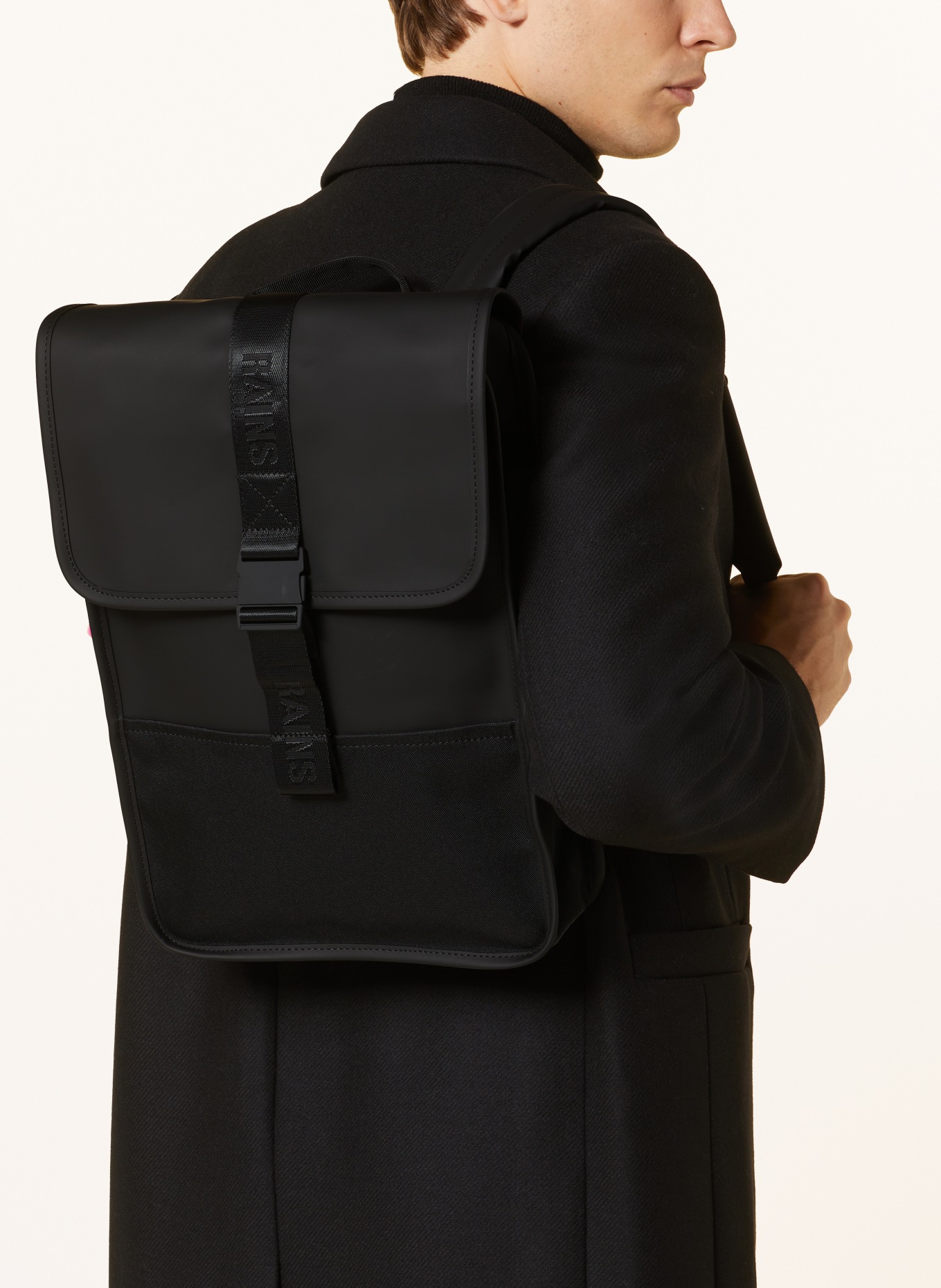 RAINS Backpack TRAIL, Color: BLACK (Image 4)