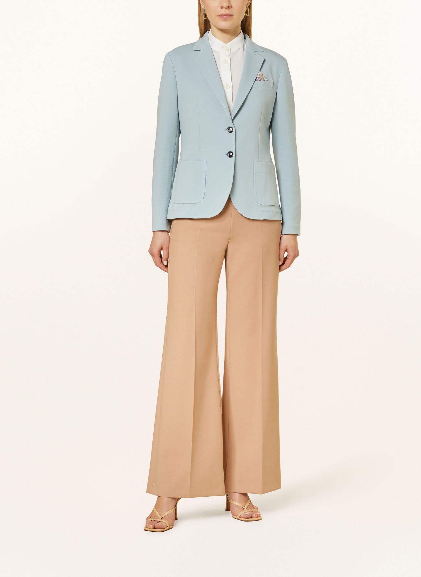 CIRCOLO 1901 Jersey blazer, Color: LIGHT BLUE (Image 2)