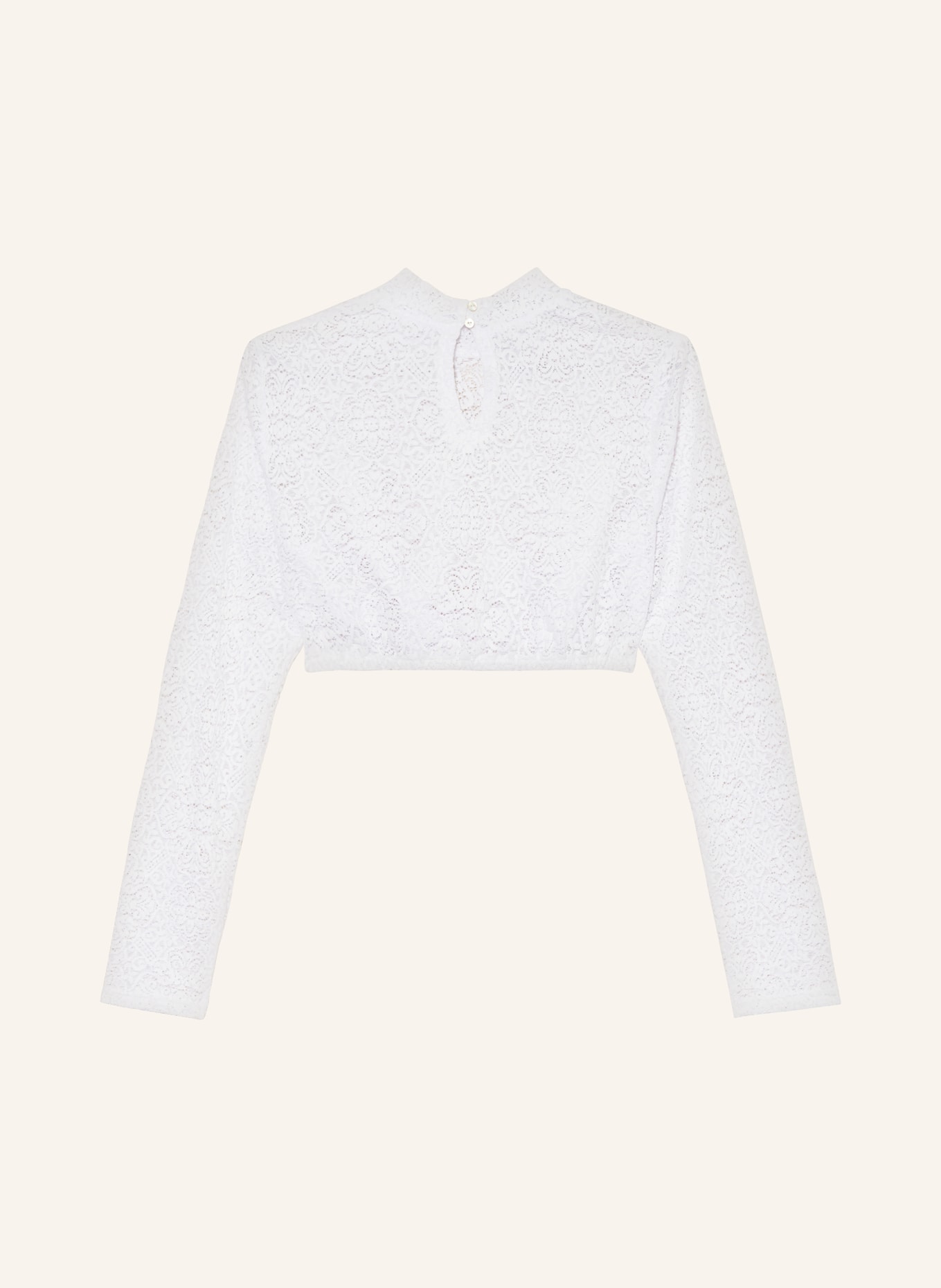 Johann & Johanna Dirndl blouse made of lace, Color: WHITE (Image 2)