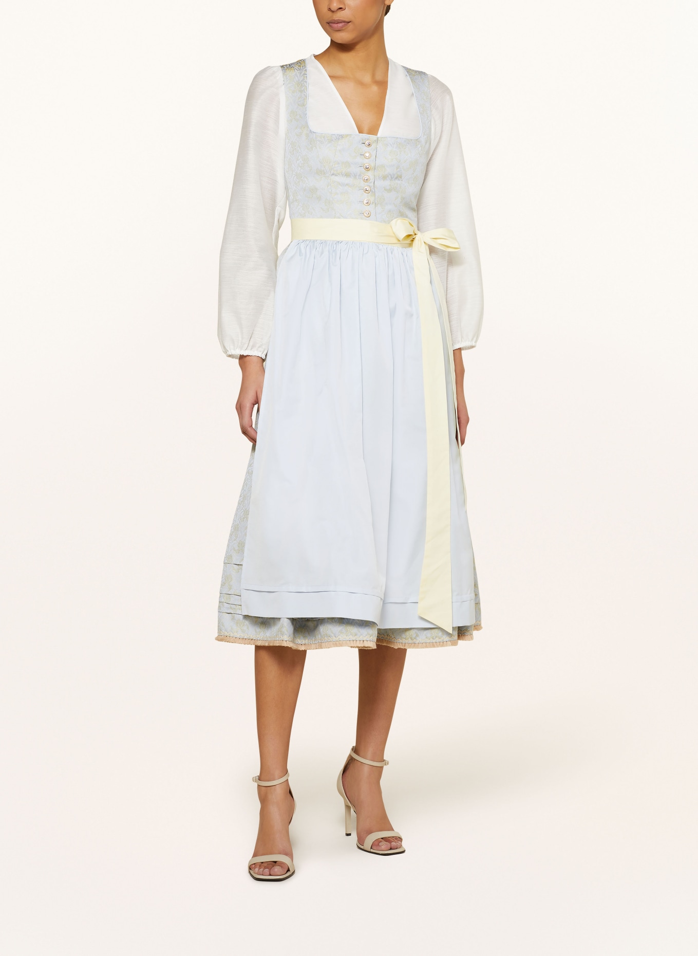 SPORTALM Dirndl, Color: LIGHT BLUE/ YELLOW (Image 2)