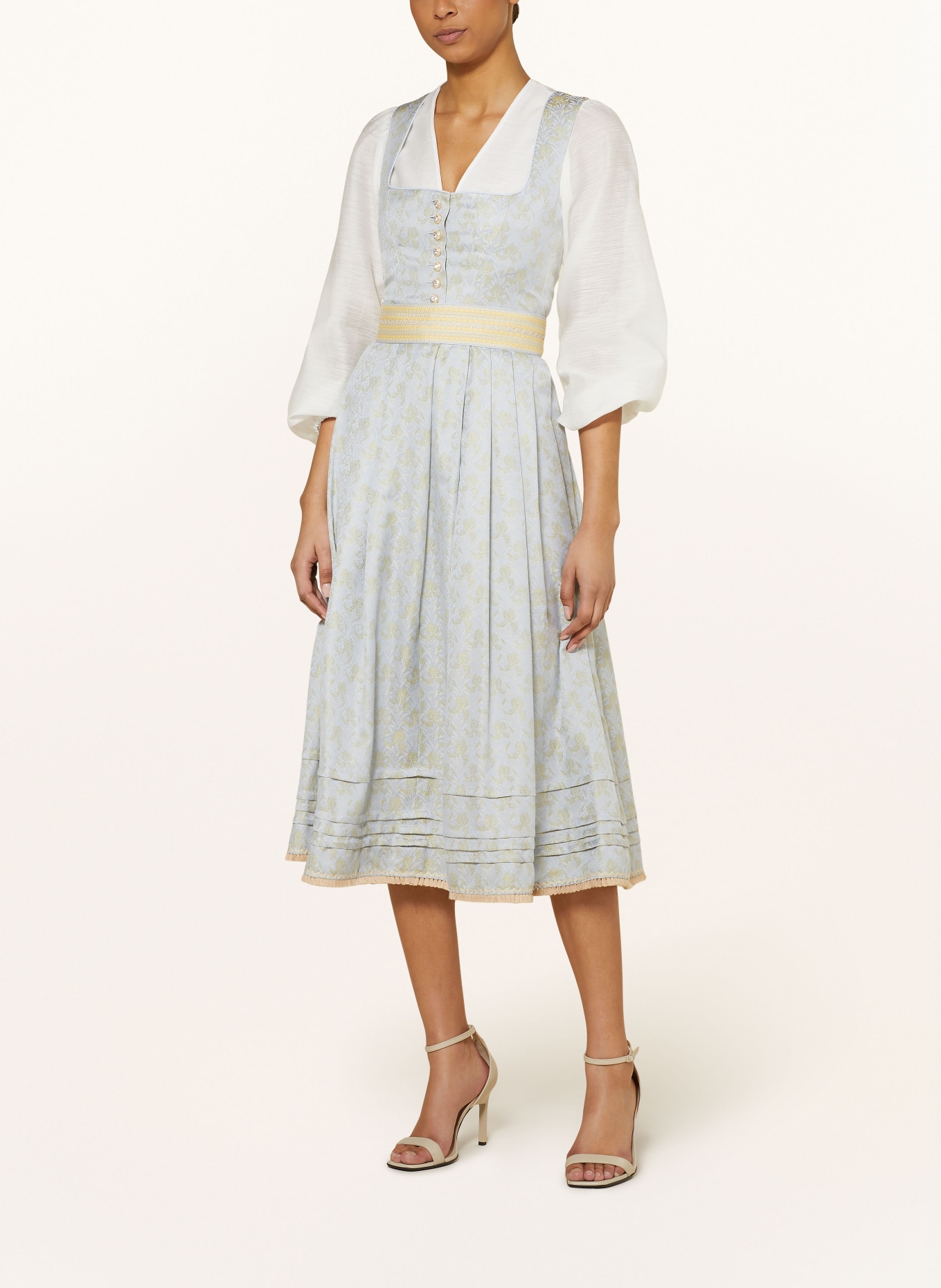 SPORTALM Dirndl, Color: LIGHT BLUE/ YELLOW (Image 3)