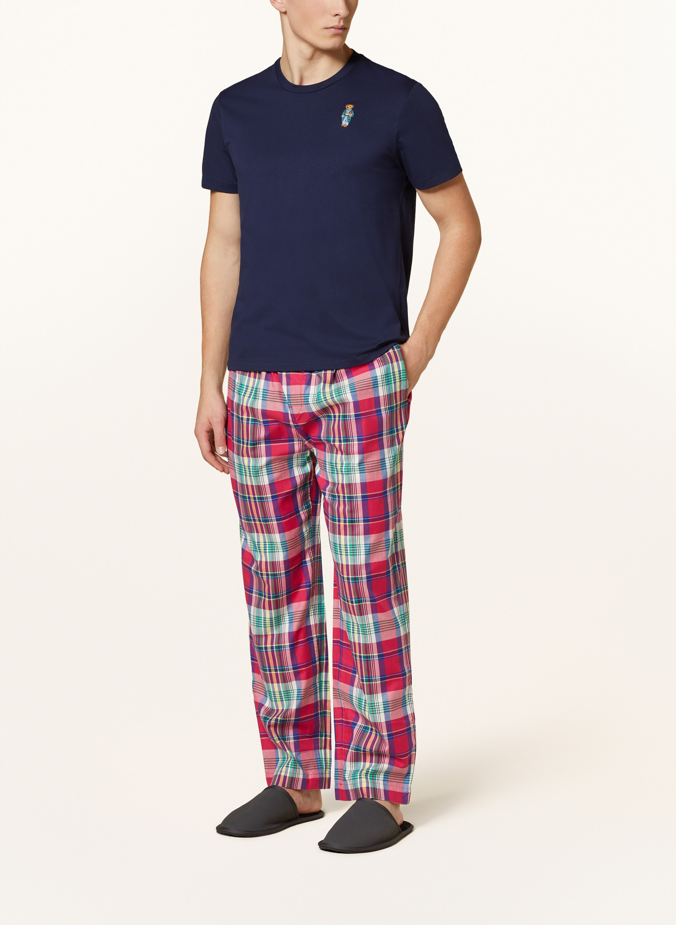 POLO RALPH LAUREN Pajamas, Color: DARK BLUE/ FUCHSIA (Image 2)