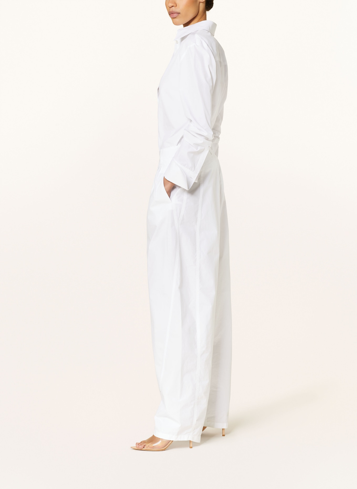 DARKPARK Wide leg trousers PHEBE, Color: WHITE (Image 4)