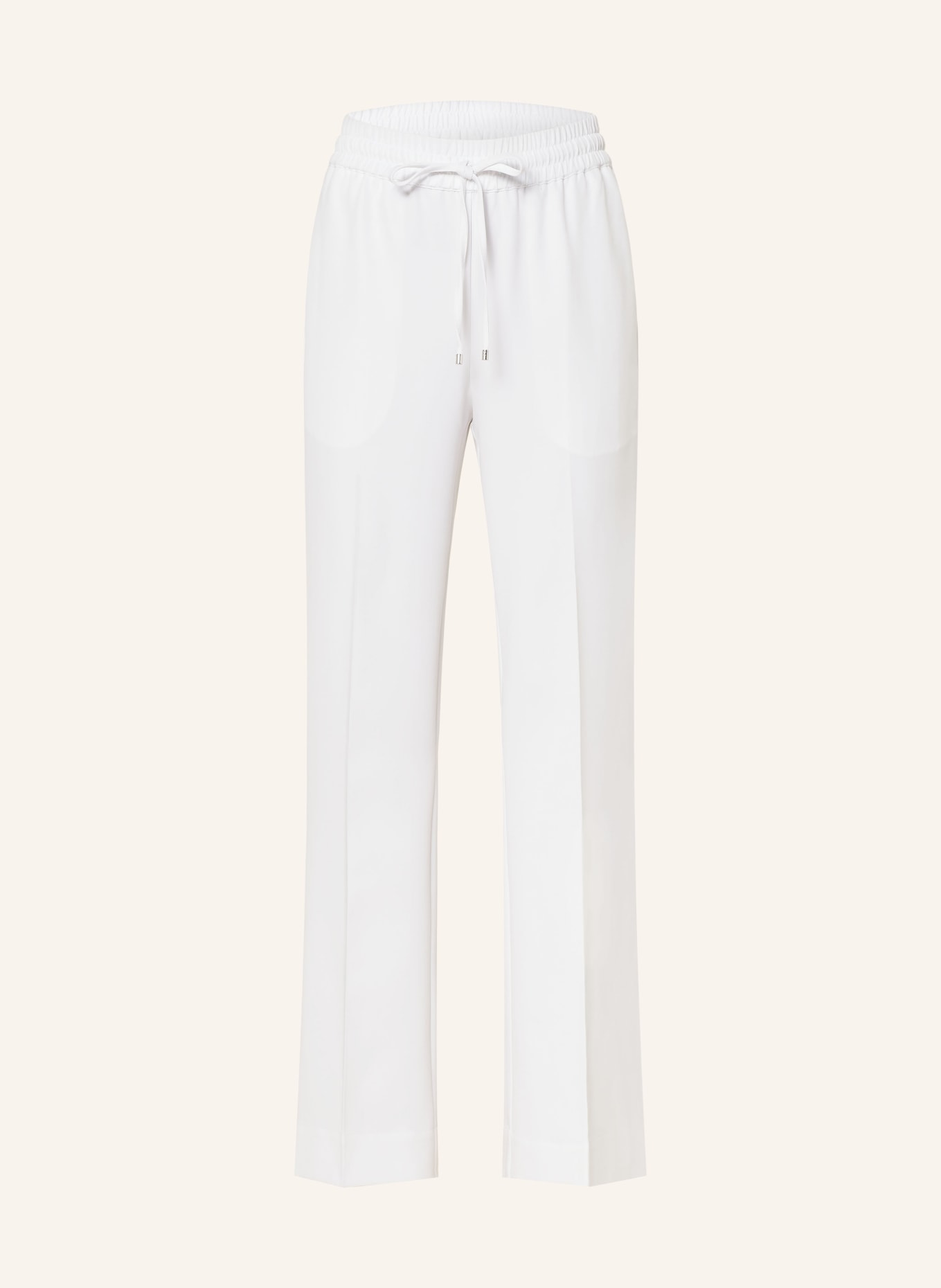 HERZEN'S ANGELEGENHEIT Pants in jogger style, Color: WHITE (Image 1)