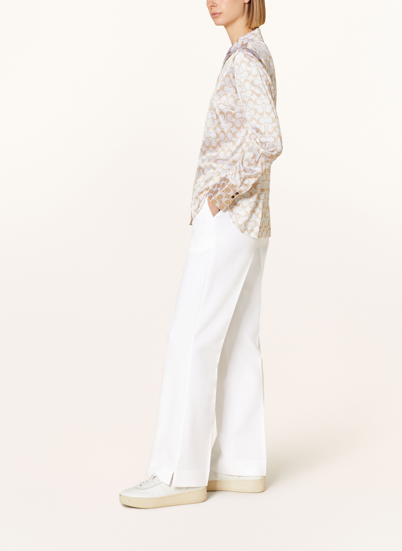 HERZEN'S ANGELEGENHEIT Pants in jogger style, Color: WHITE (Image 4)