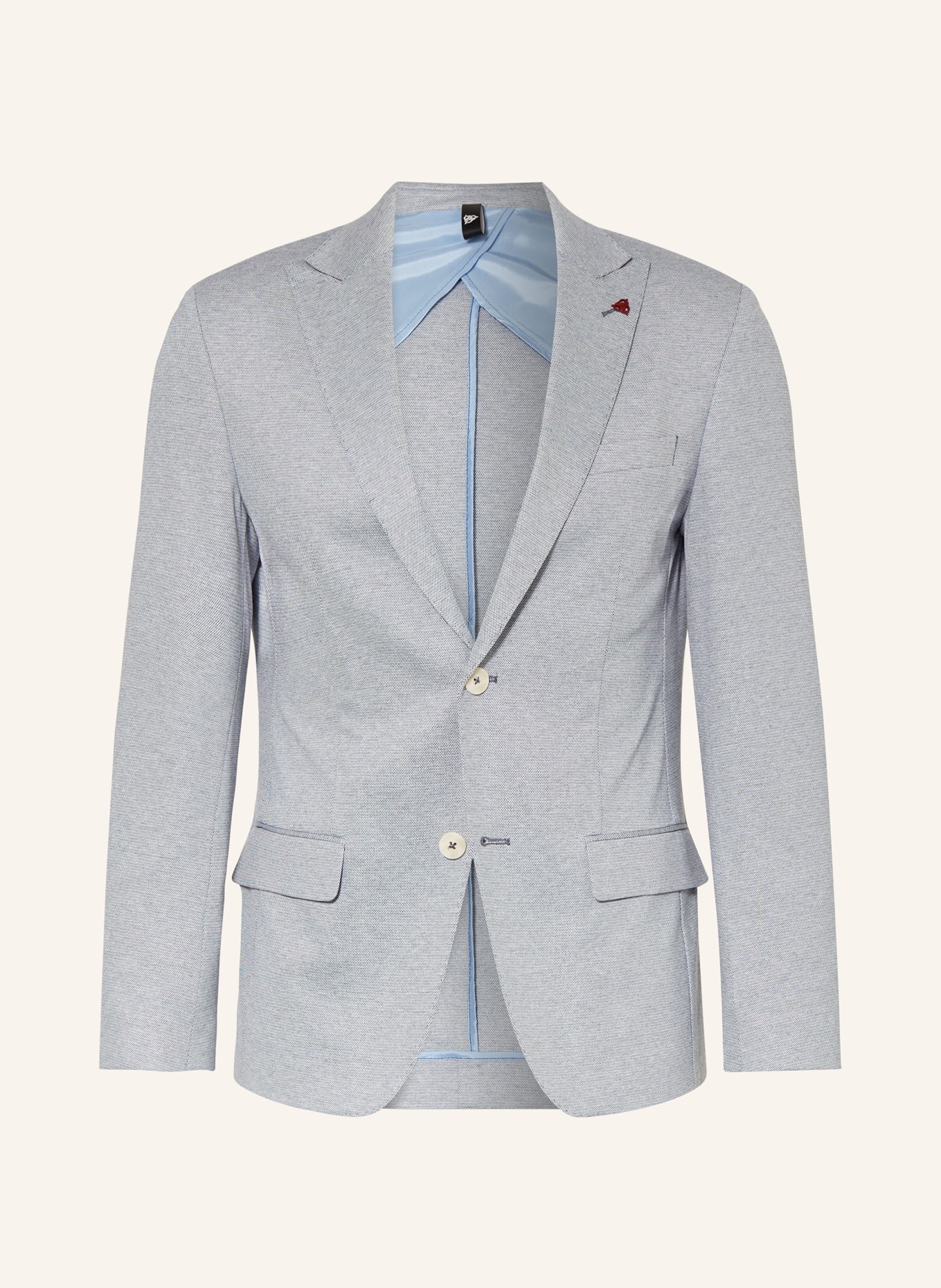 Roy Robson Suit jacket slim fit in jersey, Color: A450 LIGHT/PASTEL BLUE (Image 1)