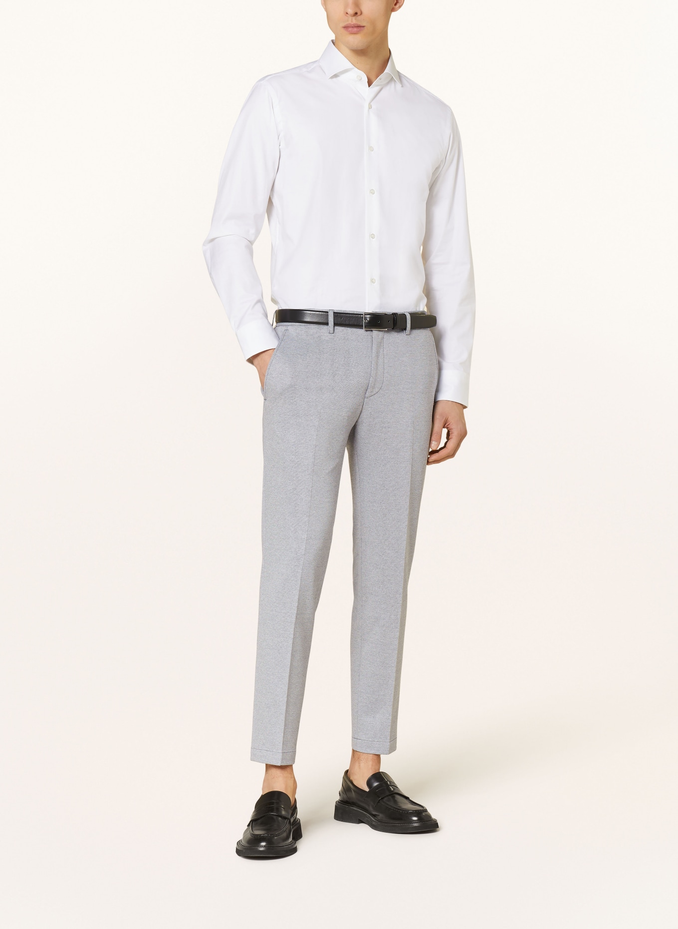 Roy Robson Suit trousers slim fit in jersey, Color: A450 LIGHT/PASTEL BLUE (Image 2)