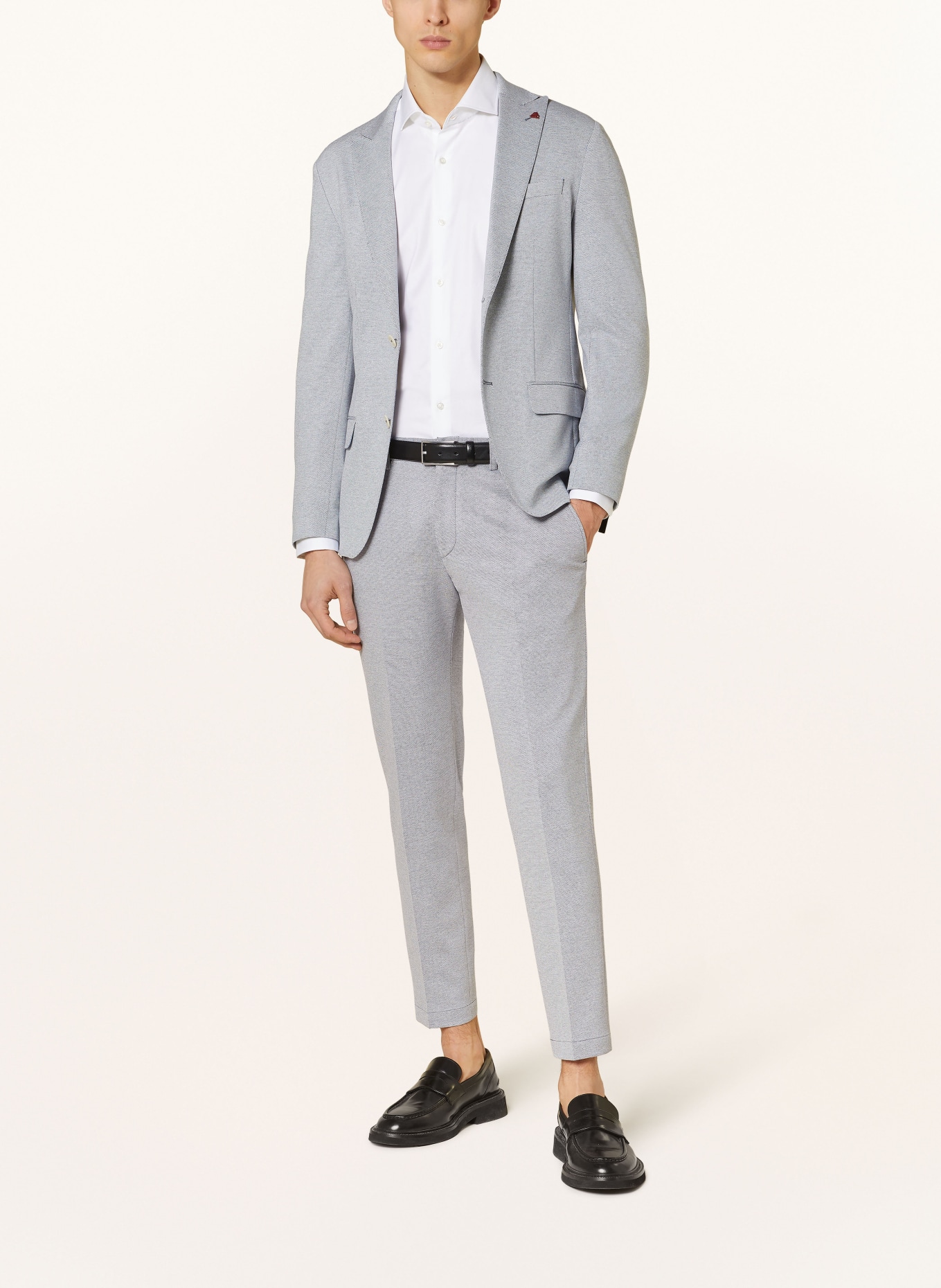 Roy Robson Suit trousers slim fit in jersey, Color: A450 LIGHT/PASTEL BLUE (Image 3)