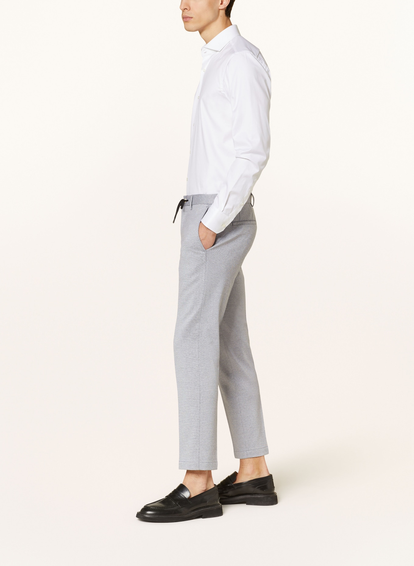 Roy Robson Suit trousers slim fit in jersey, Color: A450 LIGHT/PASTEL BLUE (Image 5)