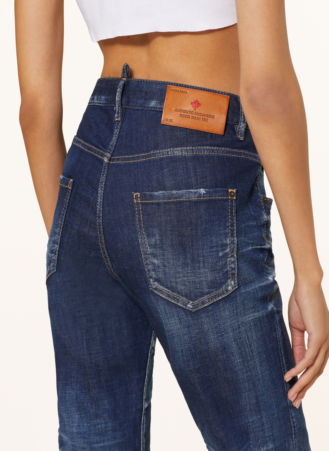 DSQUARED2 7/8 jeans COOL GIRL, Color: 470 NAVY BLUE (Image 5)