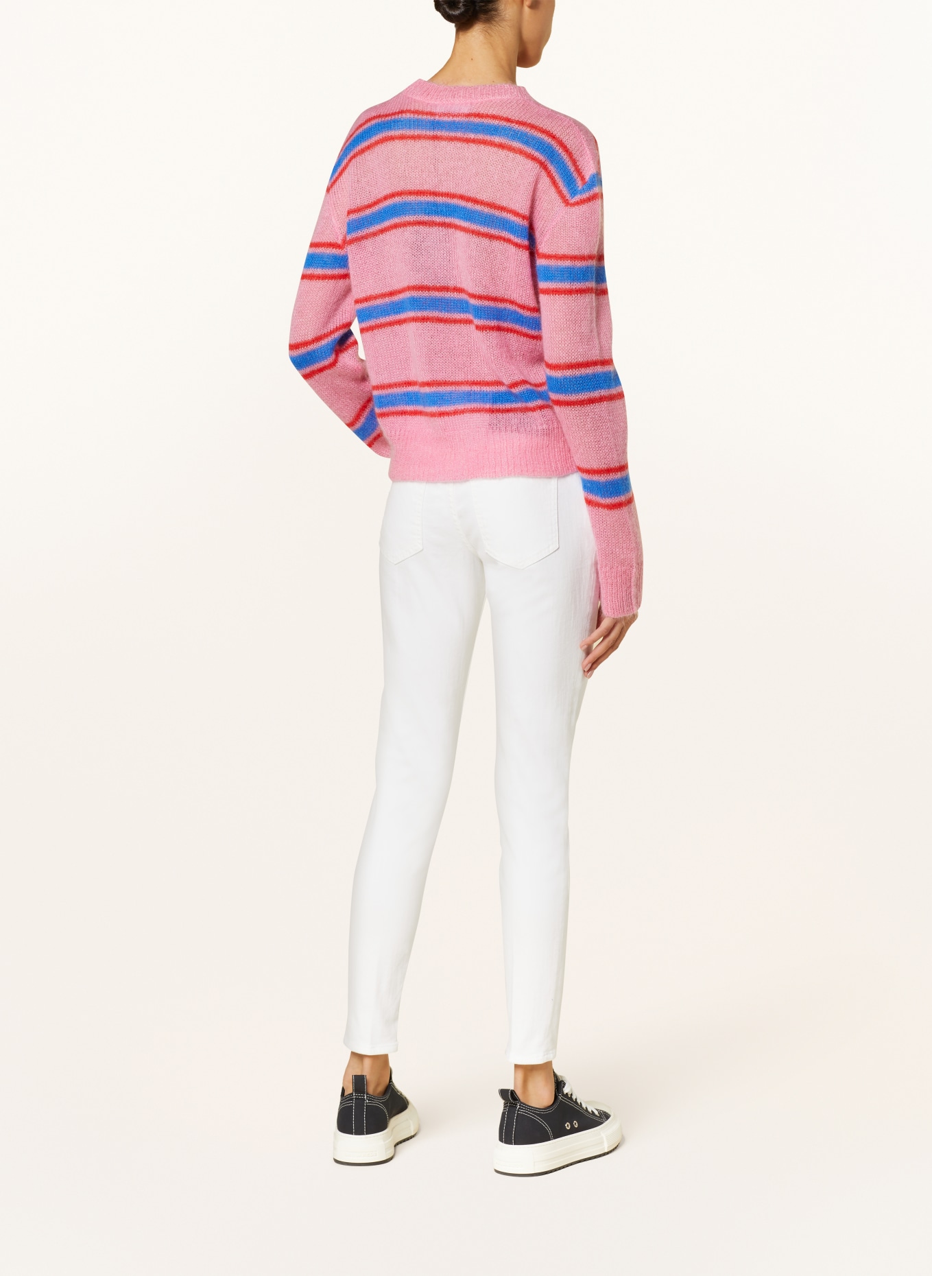 DSQUARED2 Sweater with mohair, Color: PINK/ BLUE/ RED (Image 3)