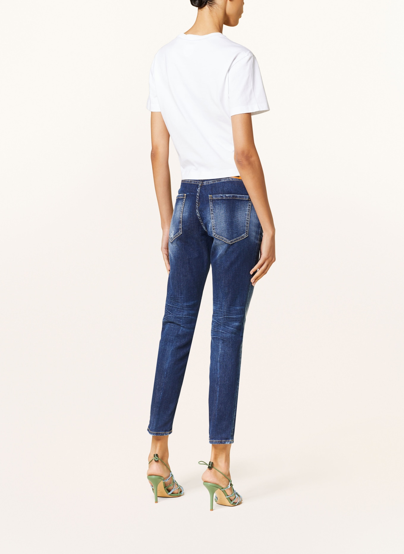 DSQUARED2 Skinny jeans COOL GIRL, Color: 470 NAVY BLUE (Image 3)