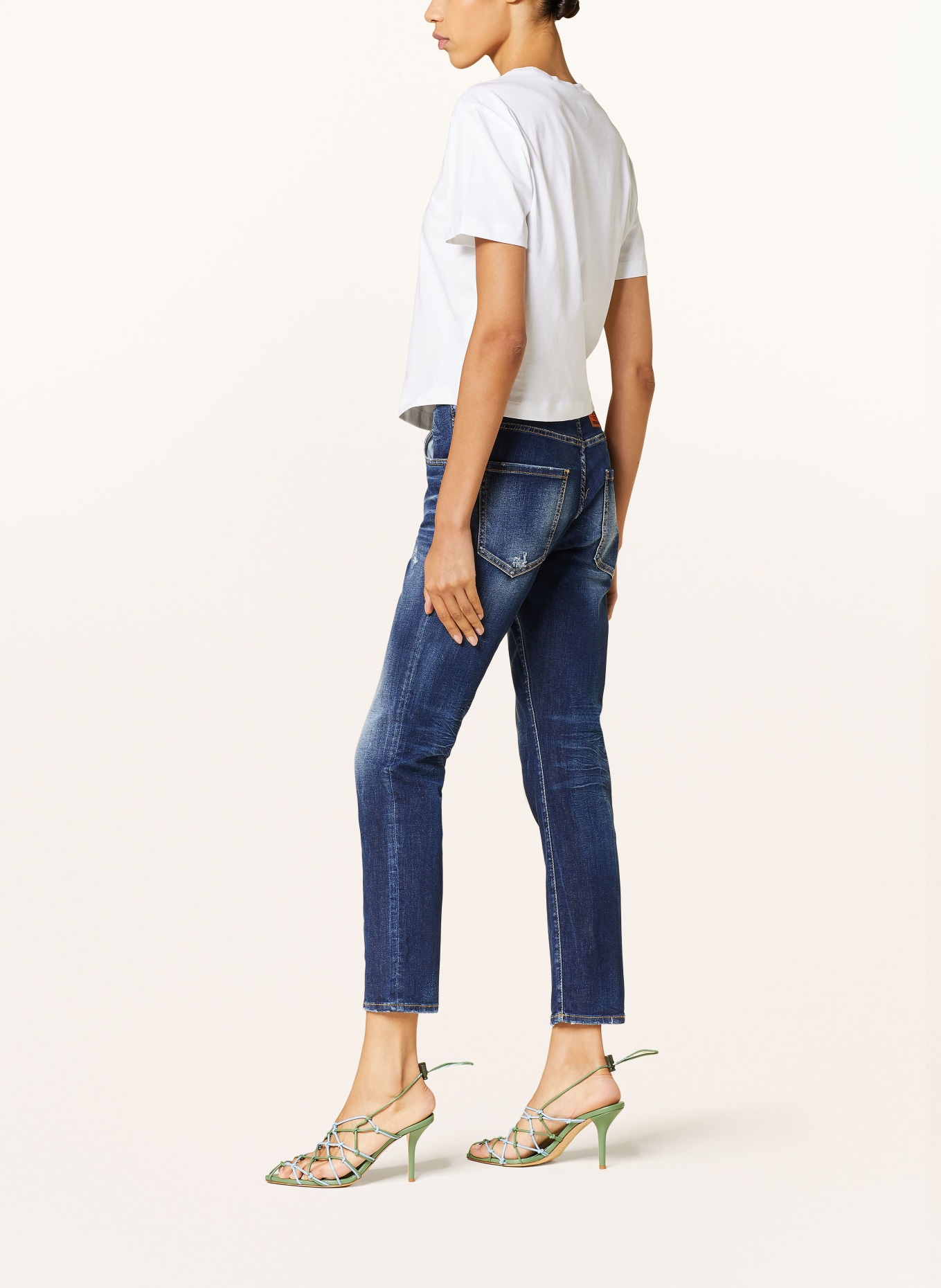 DSQUARED2 Skinny Jeans COOL GIRL, Farbe: 470 NAVY BLUE (Bild 4)