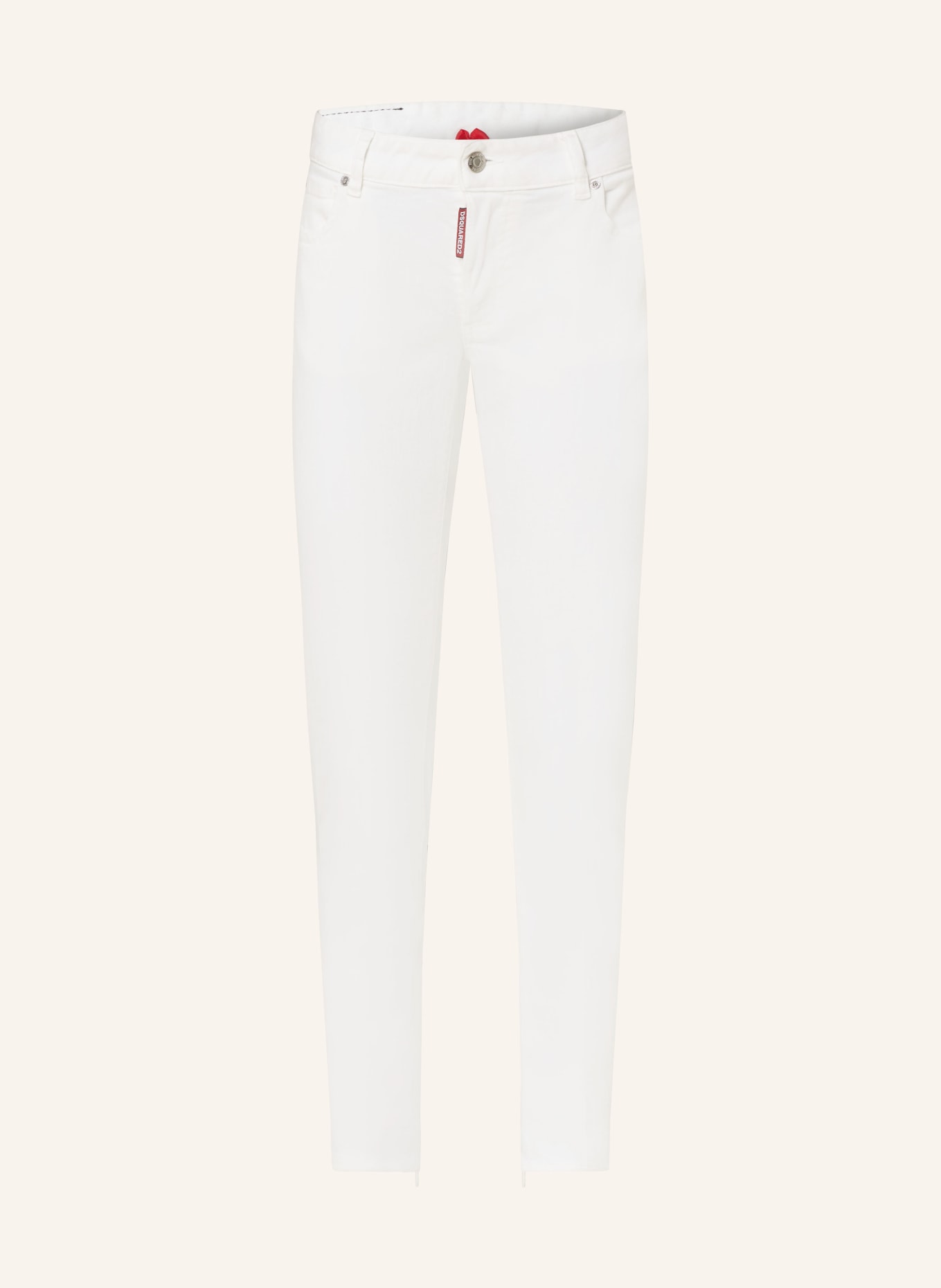 DSQUARED2 Skinny jeans TWIGGY, Color: WHITE (Image 1)