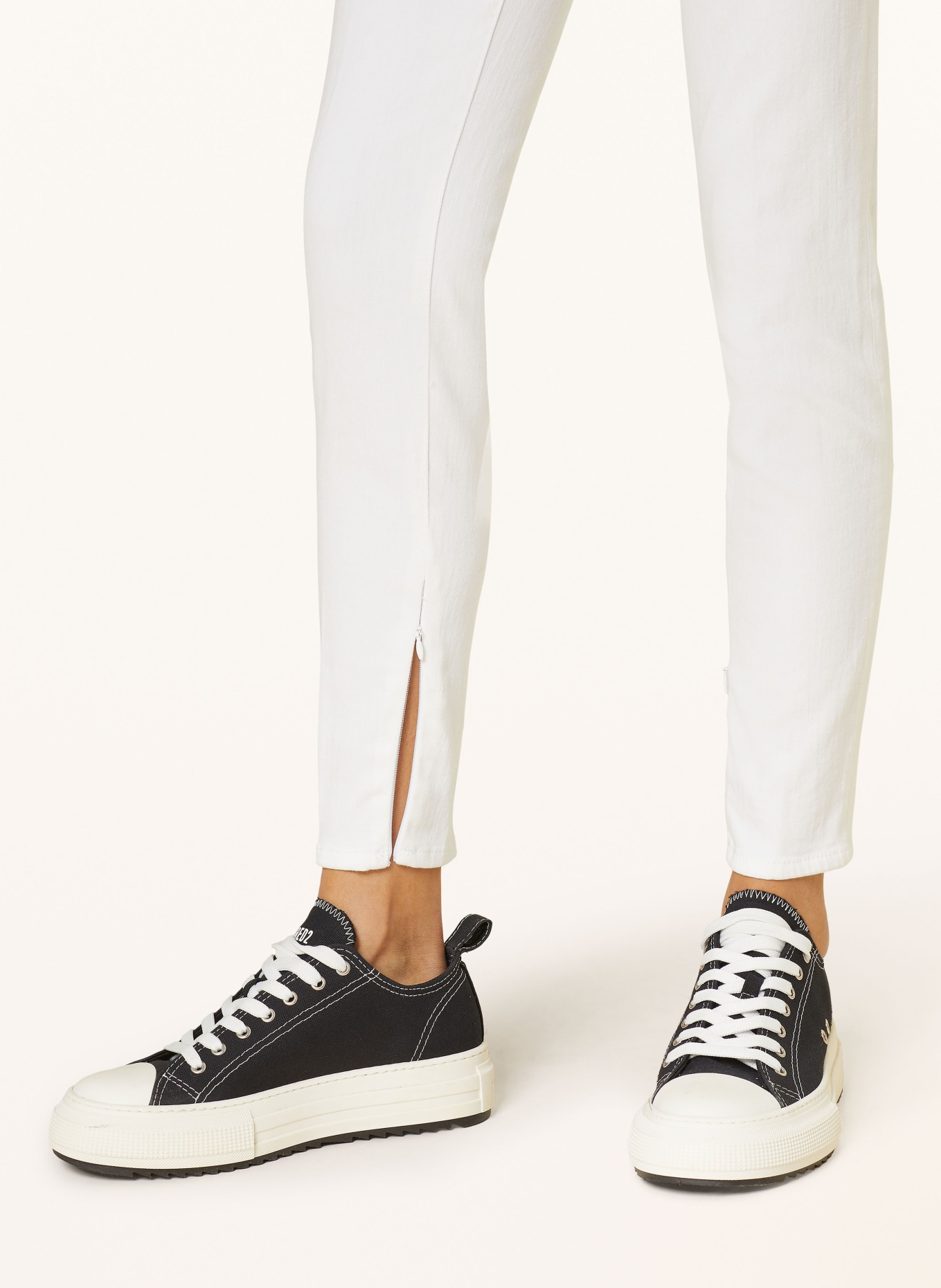 DSQUARED2 Skinny jeans TWIGGY, Color: WHITE (Image 5)