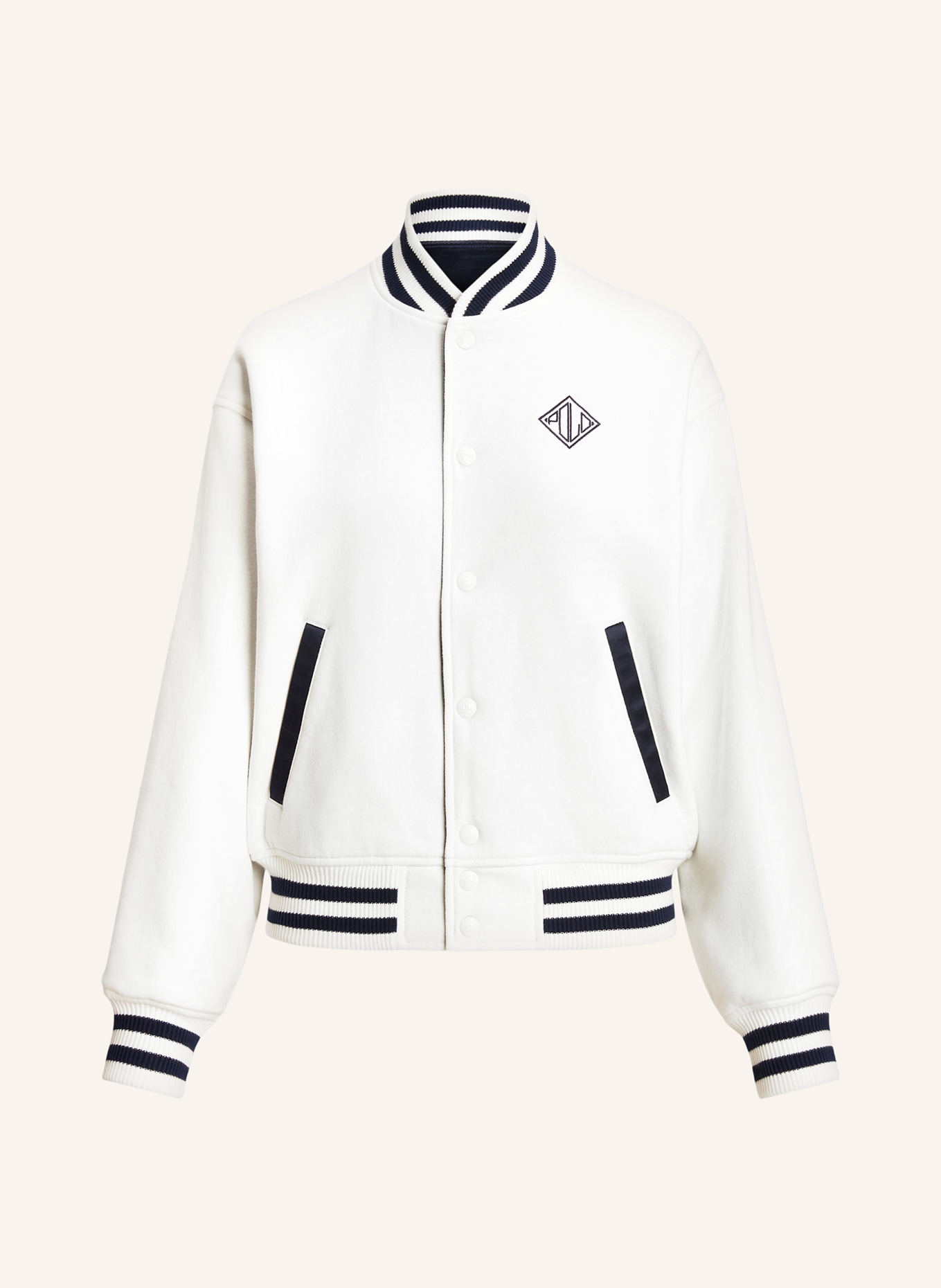 POLO RALPH LAUREN Reversible college jacket, Color: WHITE (Image 1)