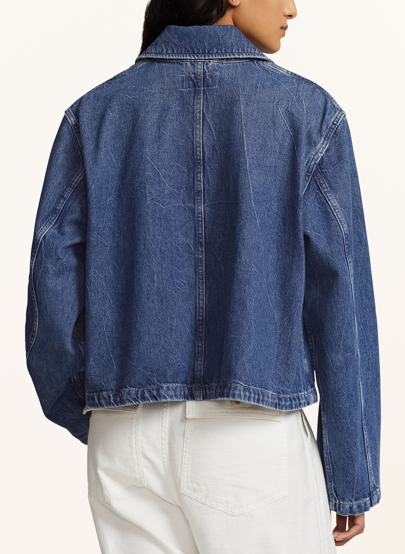 POLO RALPH LAUREN Denim jacket, Color: DARK BLUE (Image 3)