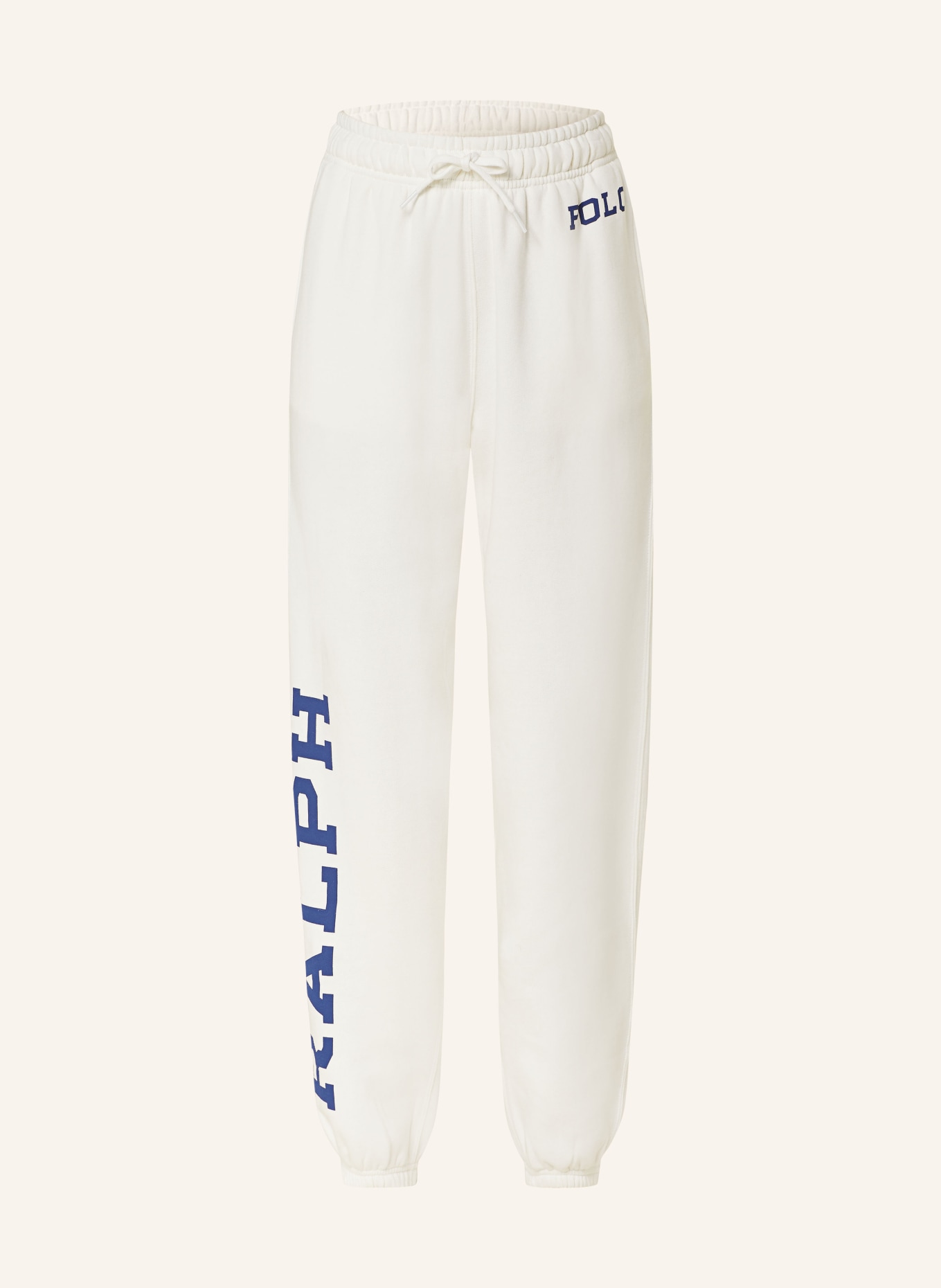 POLO RALPH LAUREN Sweatpants, Color: WHITE/ BLUE (Image 1)