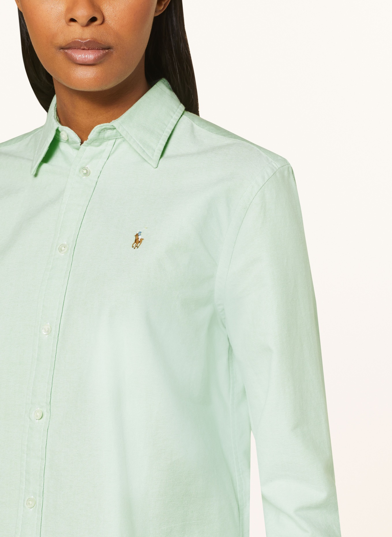 POLO RALPH LAUREN Shirt blouse, Color: LIGHT GREEN (Image 4)