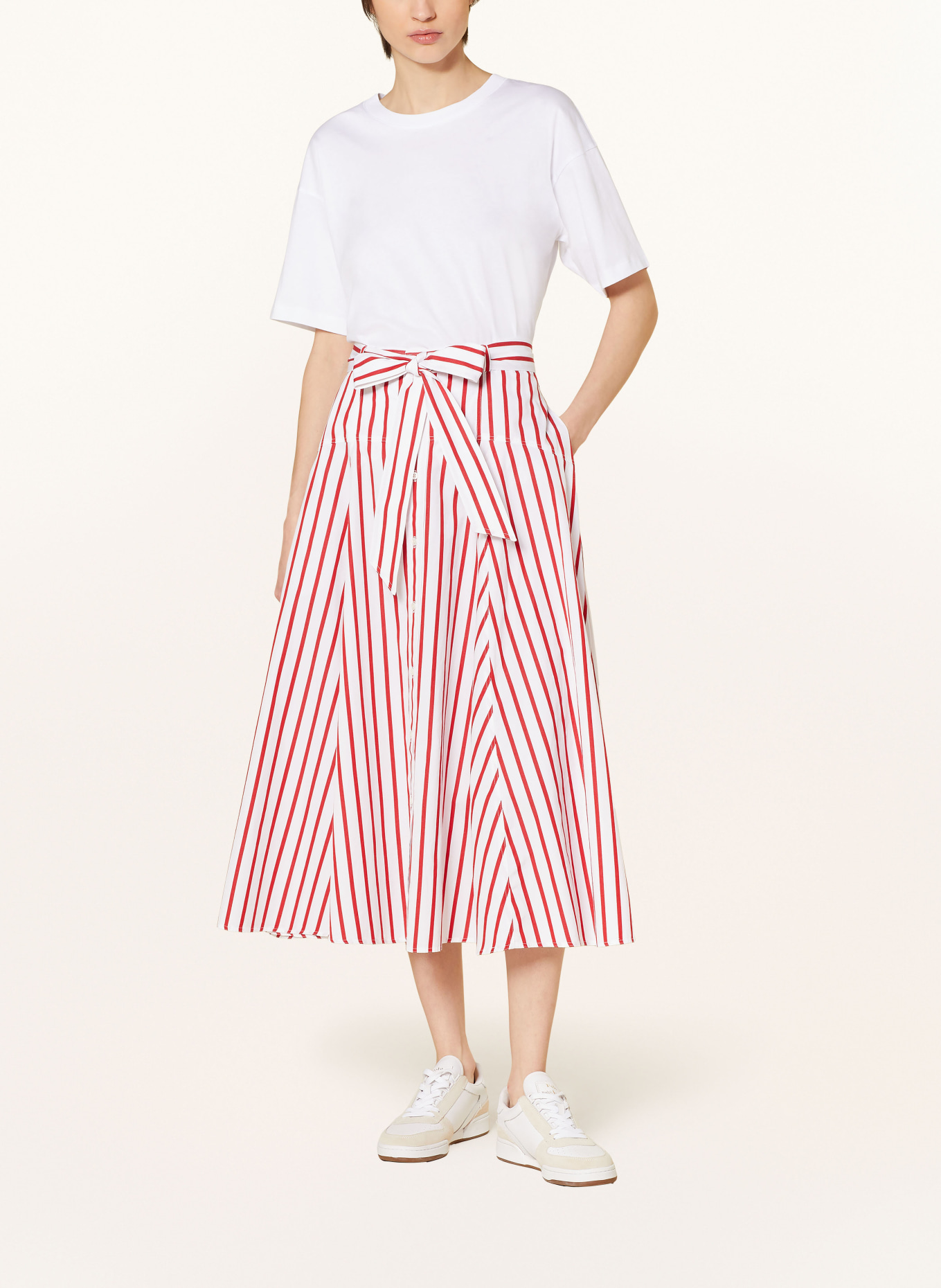 POLO RALPH LAUREN Skirt, Color: WHITE/ RED (Image 2)