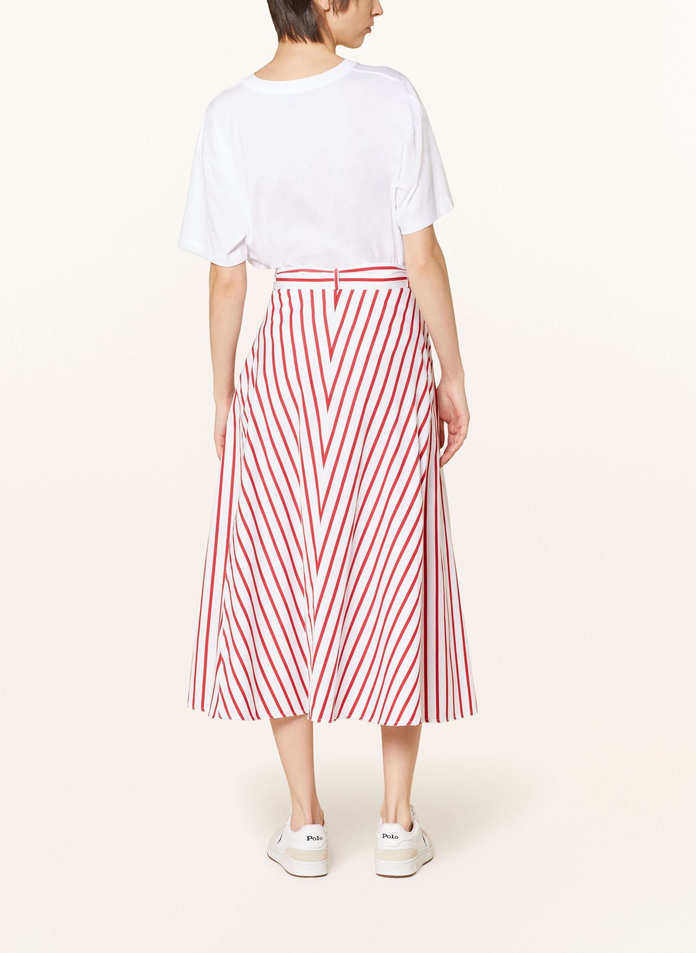 POLO RALPH LAUREN Skirt, Color: WHITE/ RED (Image 3)