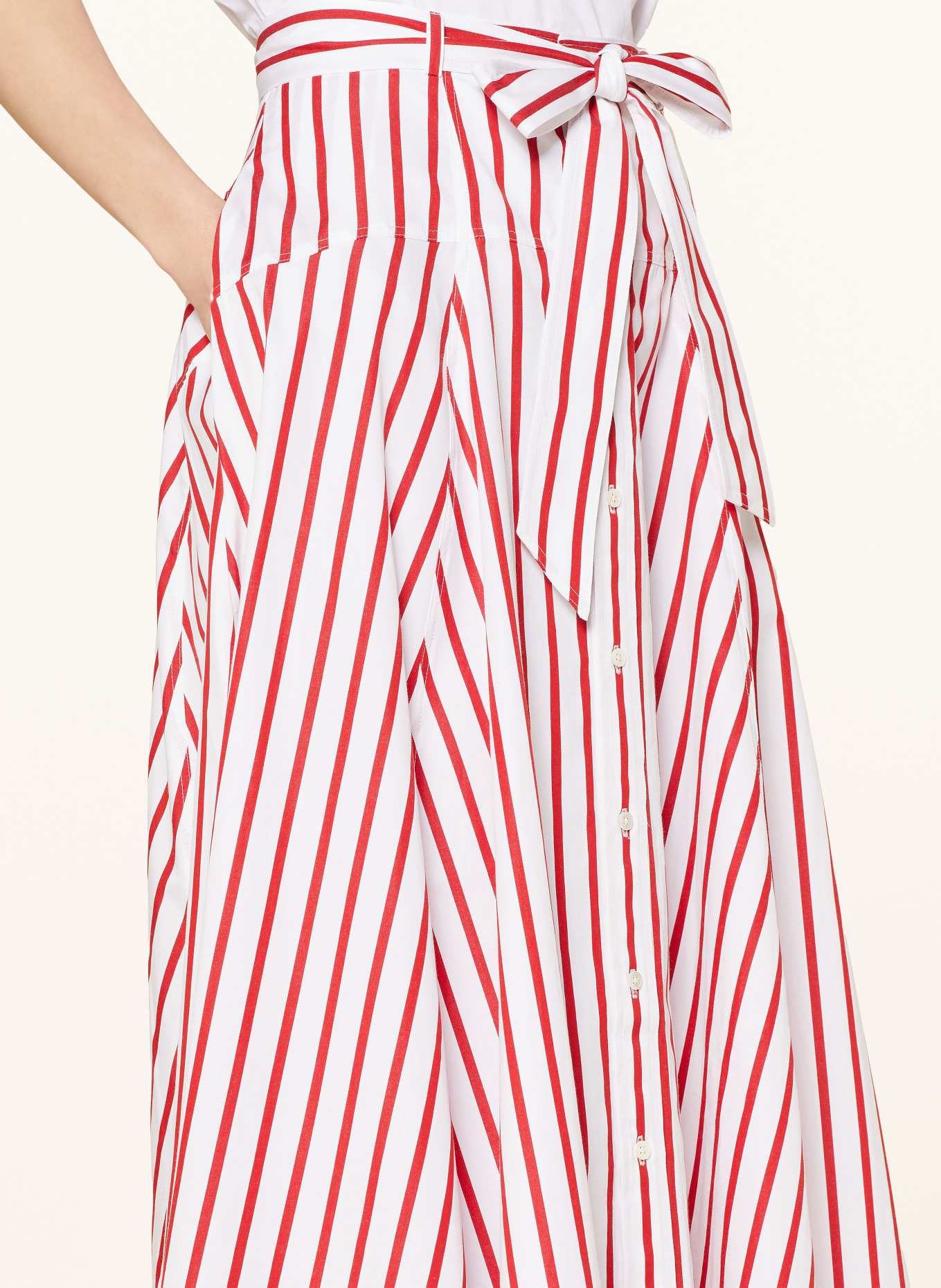 POLO RALPH LAUREN Skirt, Color: WHITE/ RED (Image 4)