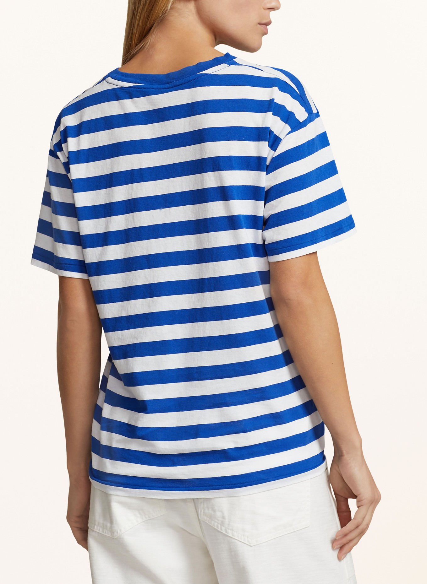 POLO RALPH LAUREN T-Shirt, Farbe: BLAU/ WEISS (Bild 3)