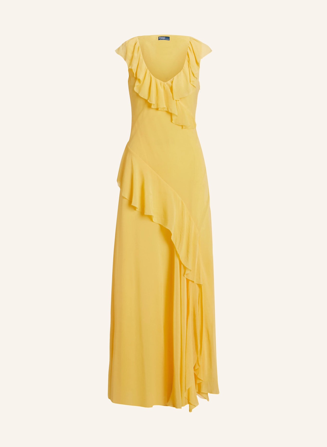POLO RALPH LAUREN Dress with frills, Color: YELLOW (Image 1)