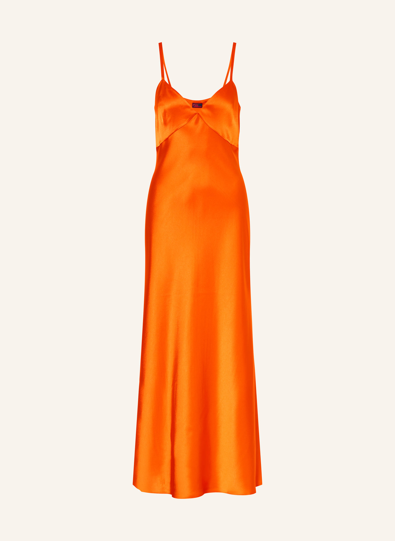 POLO RALPH LAUREN Satin dress, Color: ORANGE (Image 1)