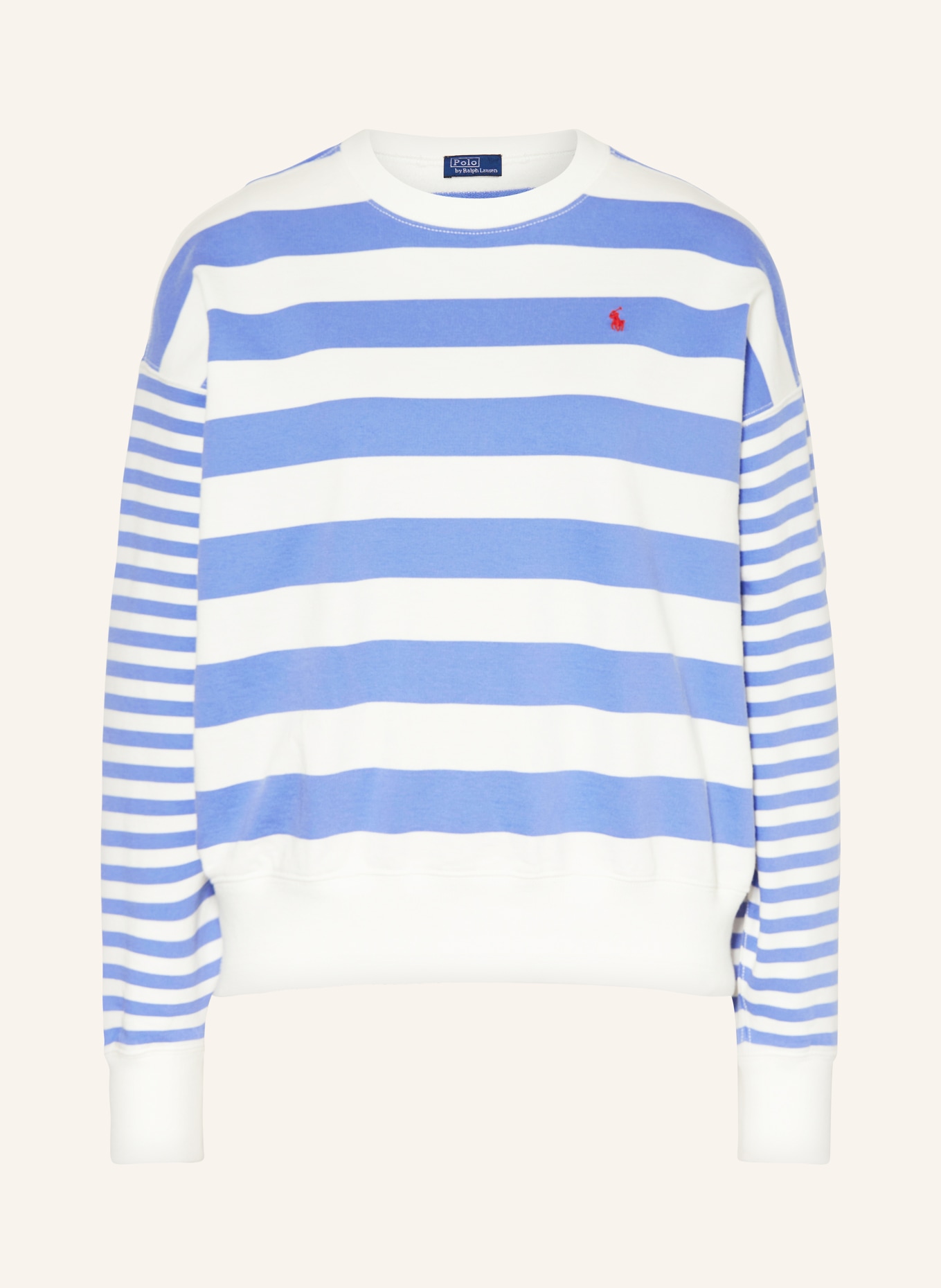 POLO RALPH LAUREN Sweatshirt, Color: WHITE/ BLUE (Image 1)