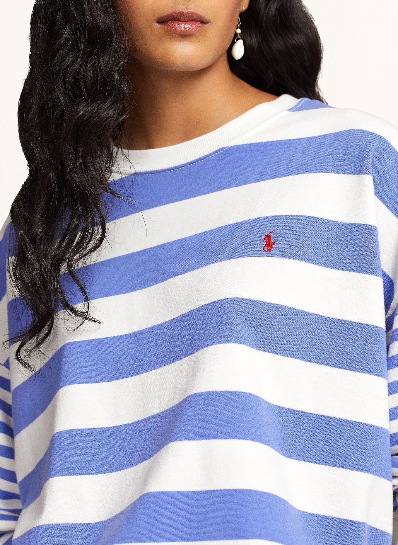 POLO RALPH LAUREN Sweatshirt, Color: WHITE/ BLUE (Image 4)
