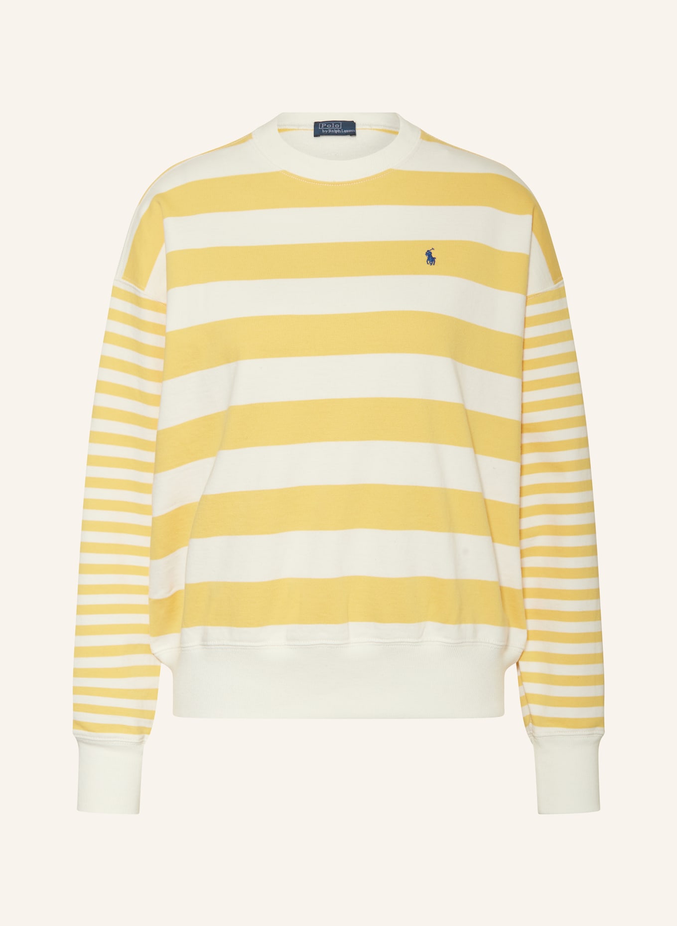 POLO RALPH LAUREN Sweatshirt, Color: YELLOW/ WHITE (Image 1)