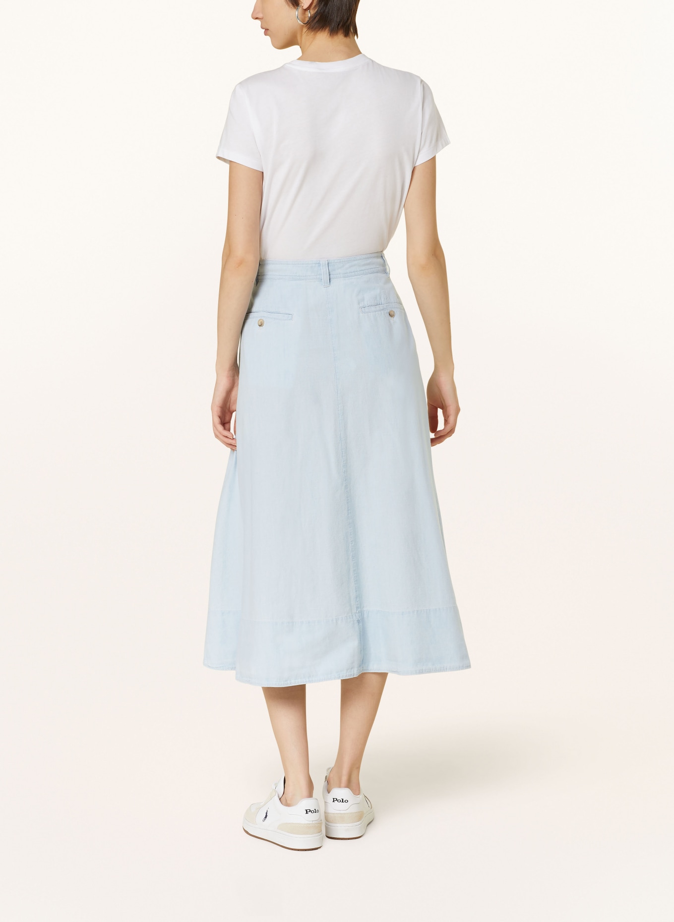 POLO RALPH LAUREN Denim skirt, Color: LIGHT BLUE (Image 3)