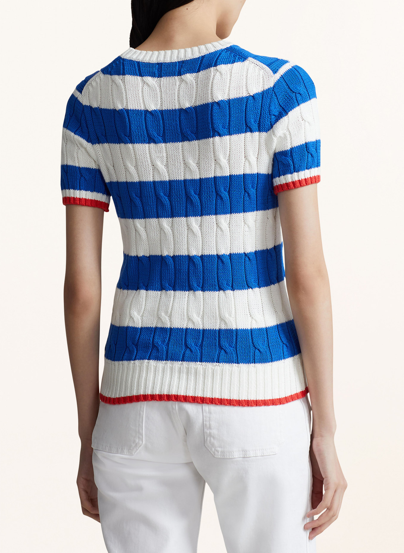 POLO RALPH LAUREN Knit shirt, Color: WHITE/ BLUE/ RED (Image 3)