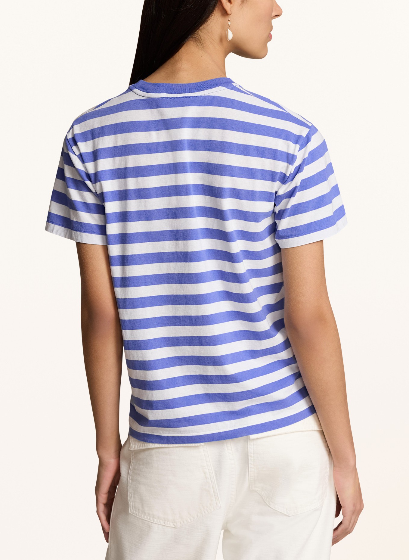 POLO RALPH LAUREN T-Shirt, Farbe: WEISS/ BLAU/ GRÜN (Bild 3)