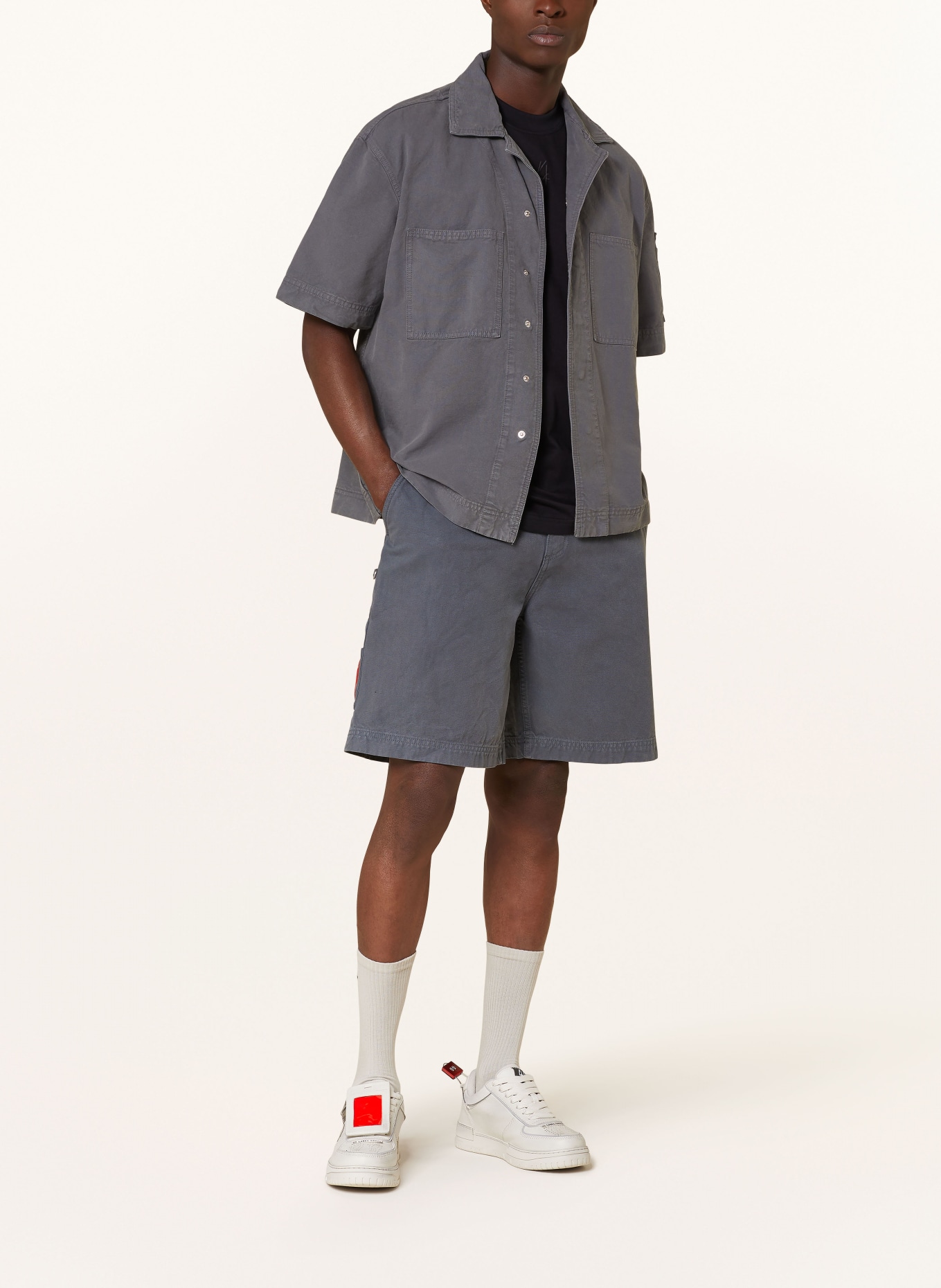 44 LABEL GROUP Resorthemd ID Comfort Fit, Farbe: GRAU (Bild 2)