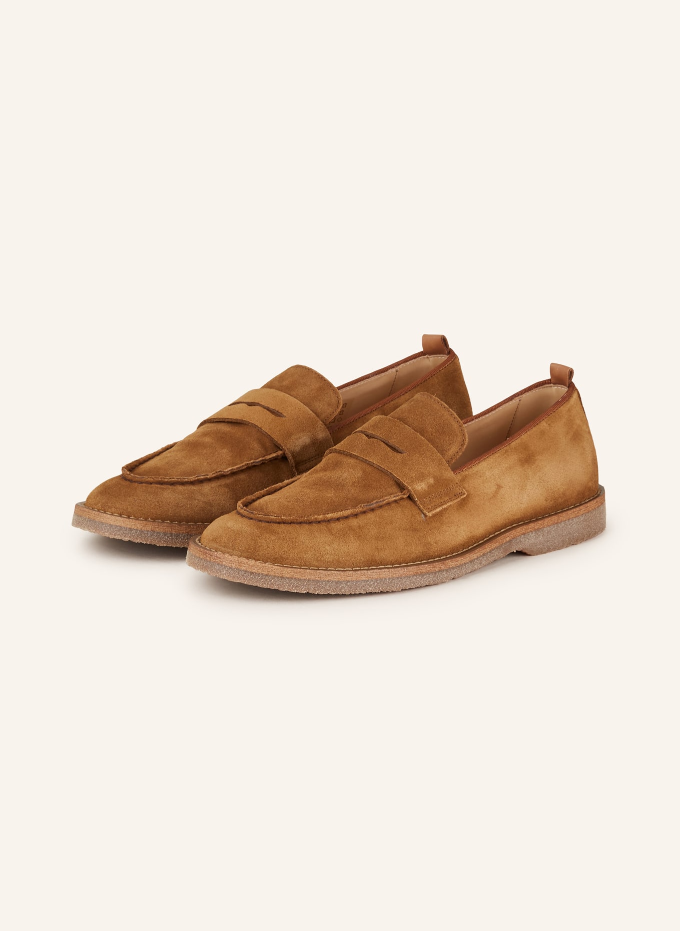 PAUL Penny loafers, Color: BROWN (Image 1)