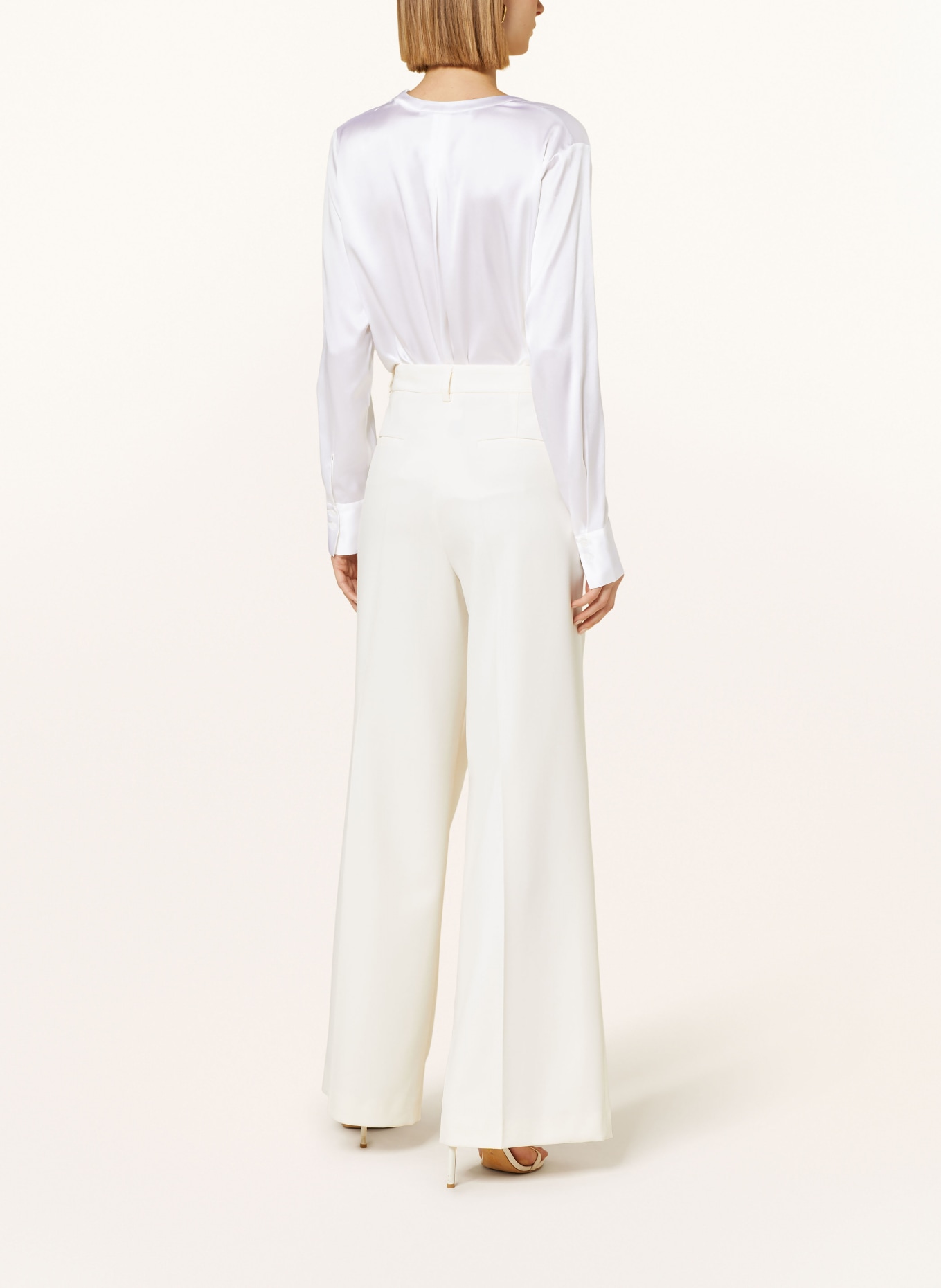 HERZEN'S ANGELEGENHEIT Shirt blouse in silk, Color: WHITE (Image 3)