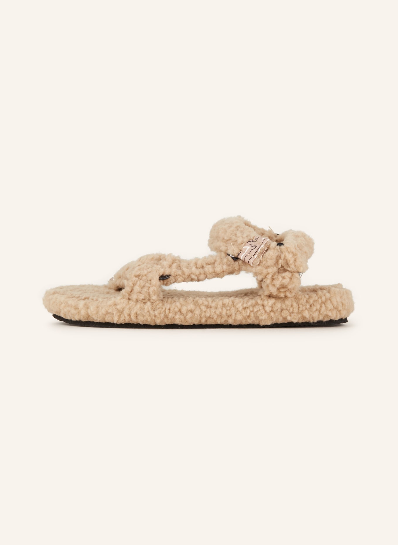 ARIZONA LOVE Sandals TREKKY with teddy, Color: BEIGE (Image 4)