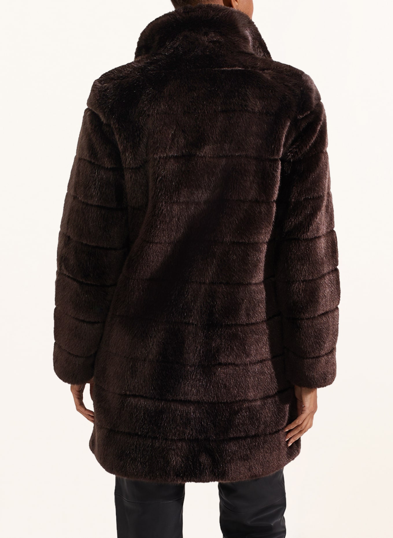 HOBBS Faux fur jacket ROS in dark brown