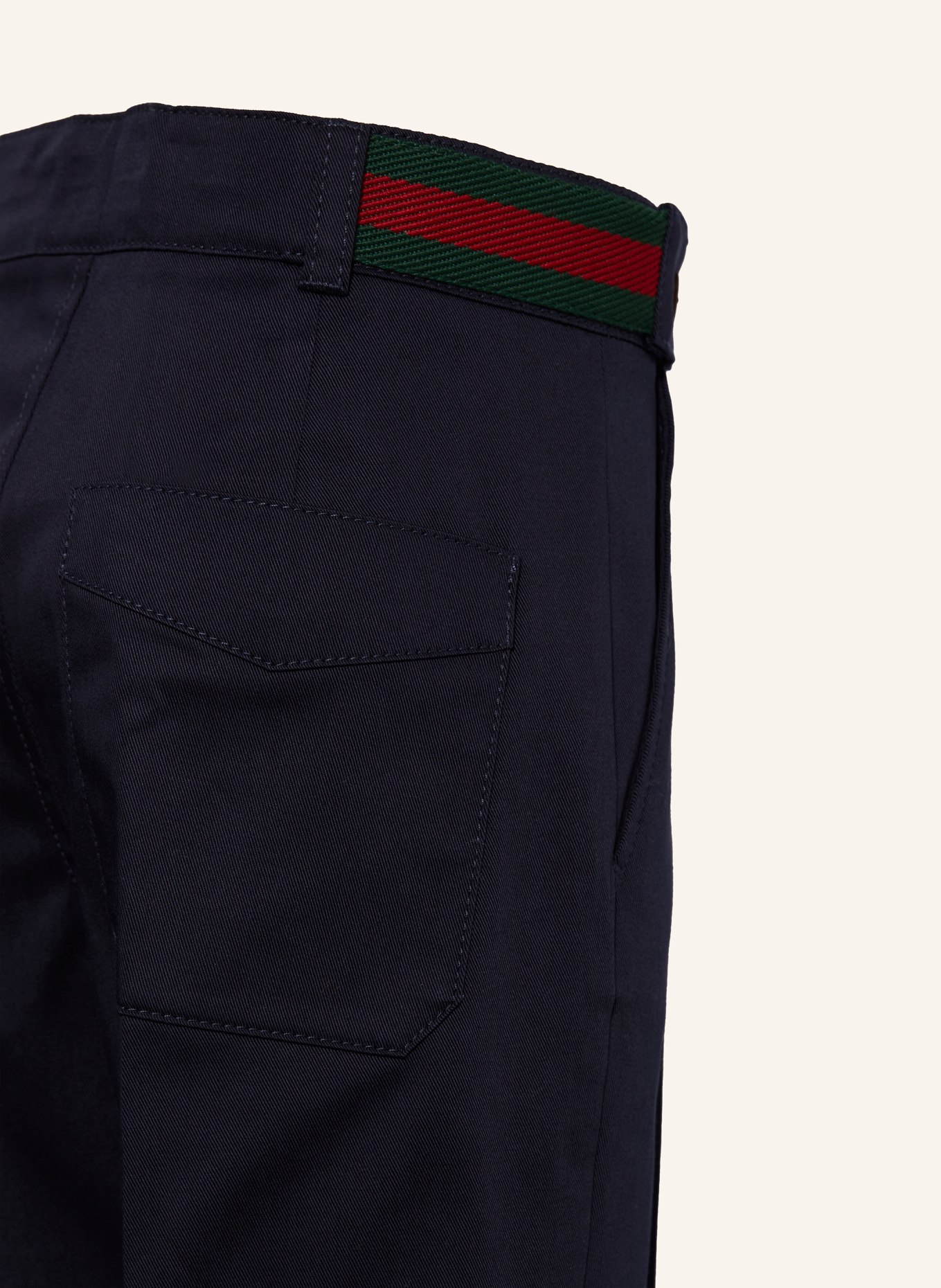 GUCCI Chino kalhoty, Barva: TMAVĚ MODRÁ (Obrázek 3)