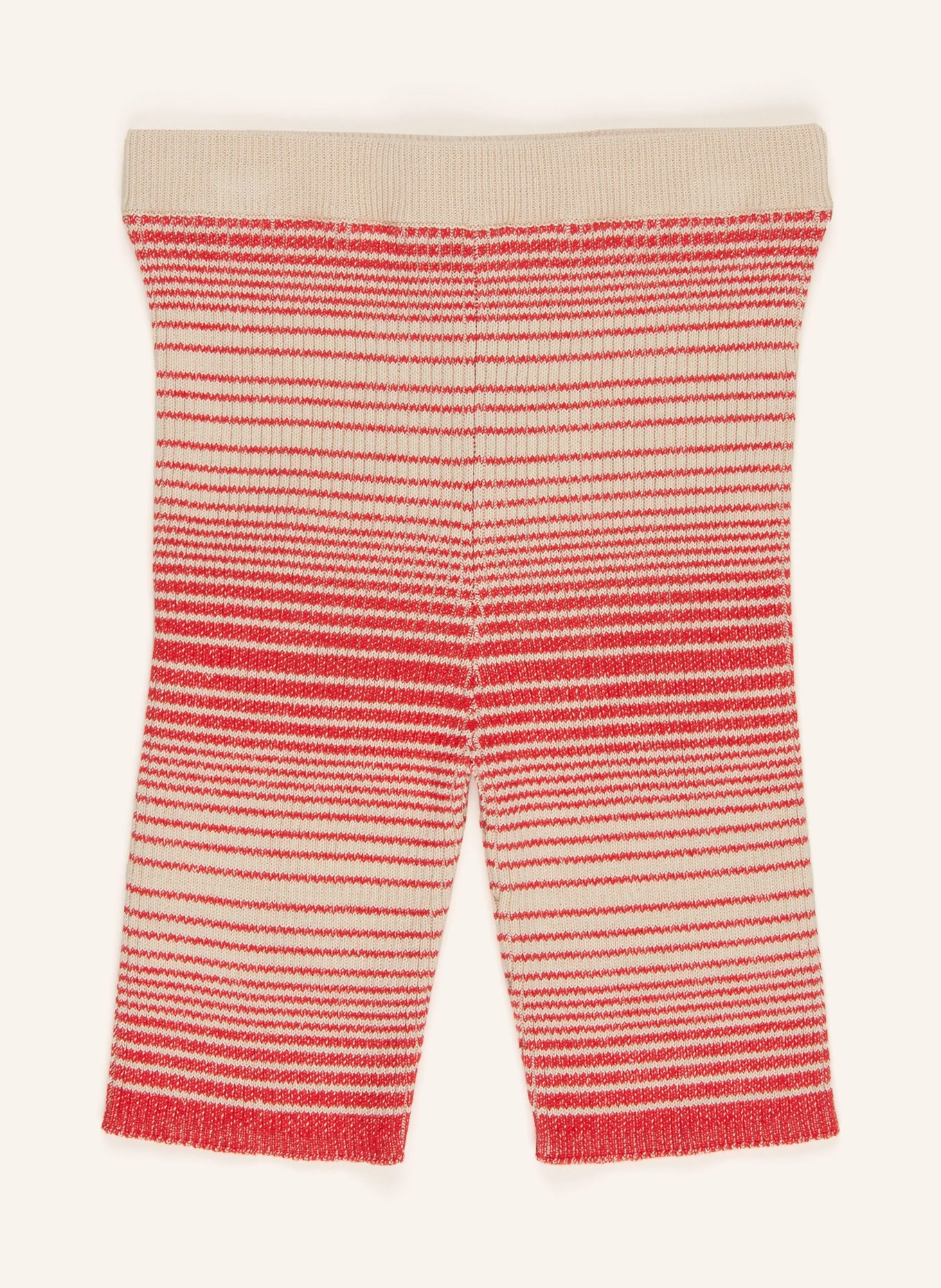 GUCCI Spodnie z dzianiny, Kolor: KREMOWY/ CZERWONY (Obrazek 1)
