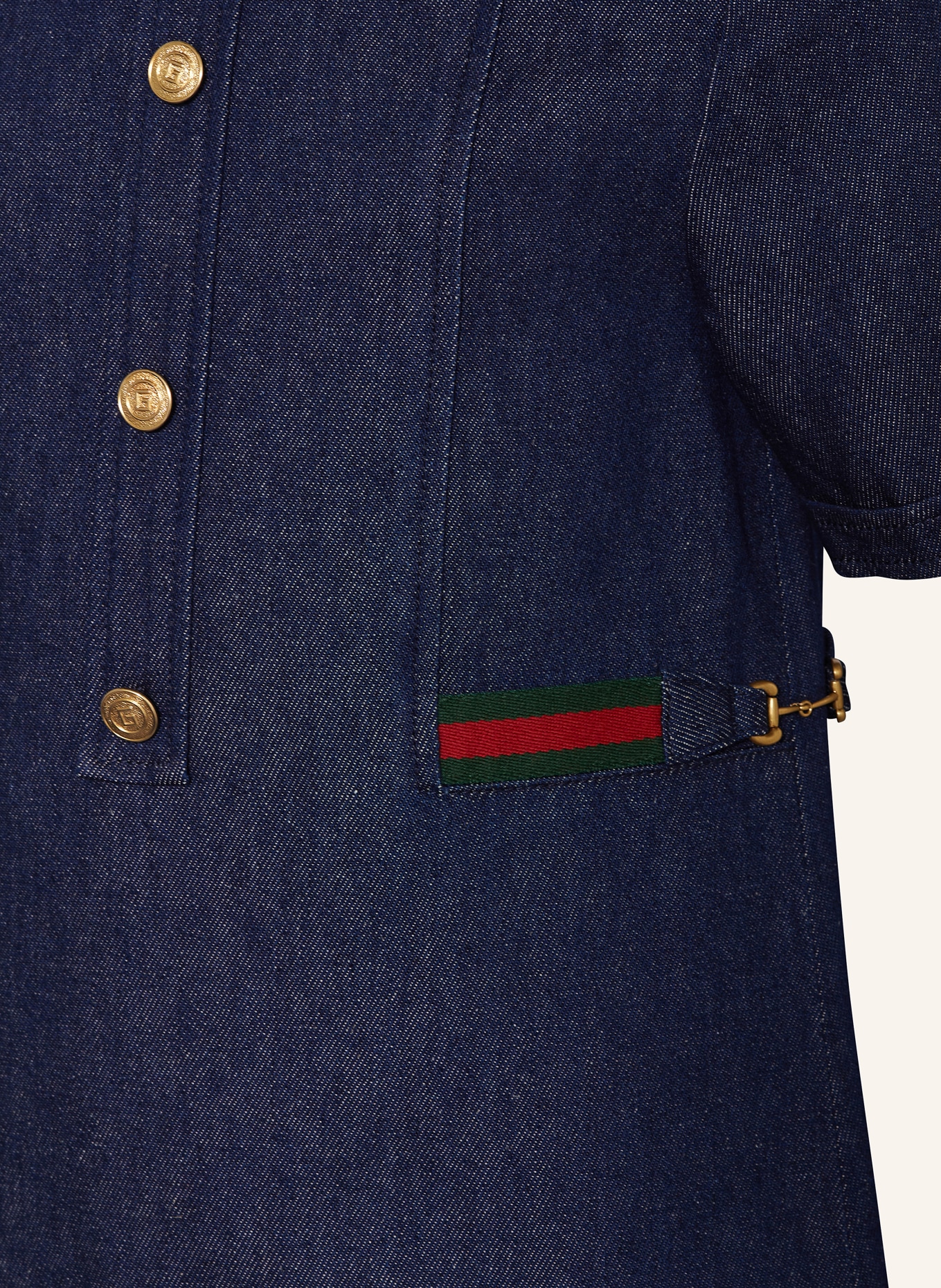 GUCCI Sukienka jeansowa, Kolor: GRANATOWY (Obrazek 3)