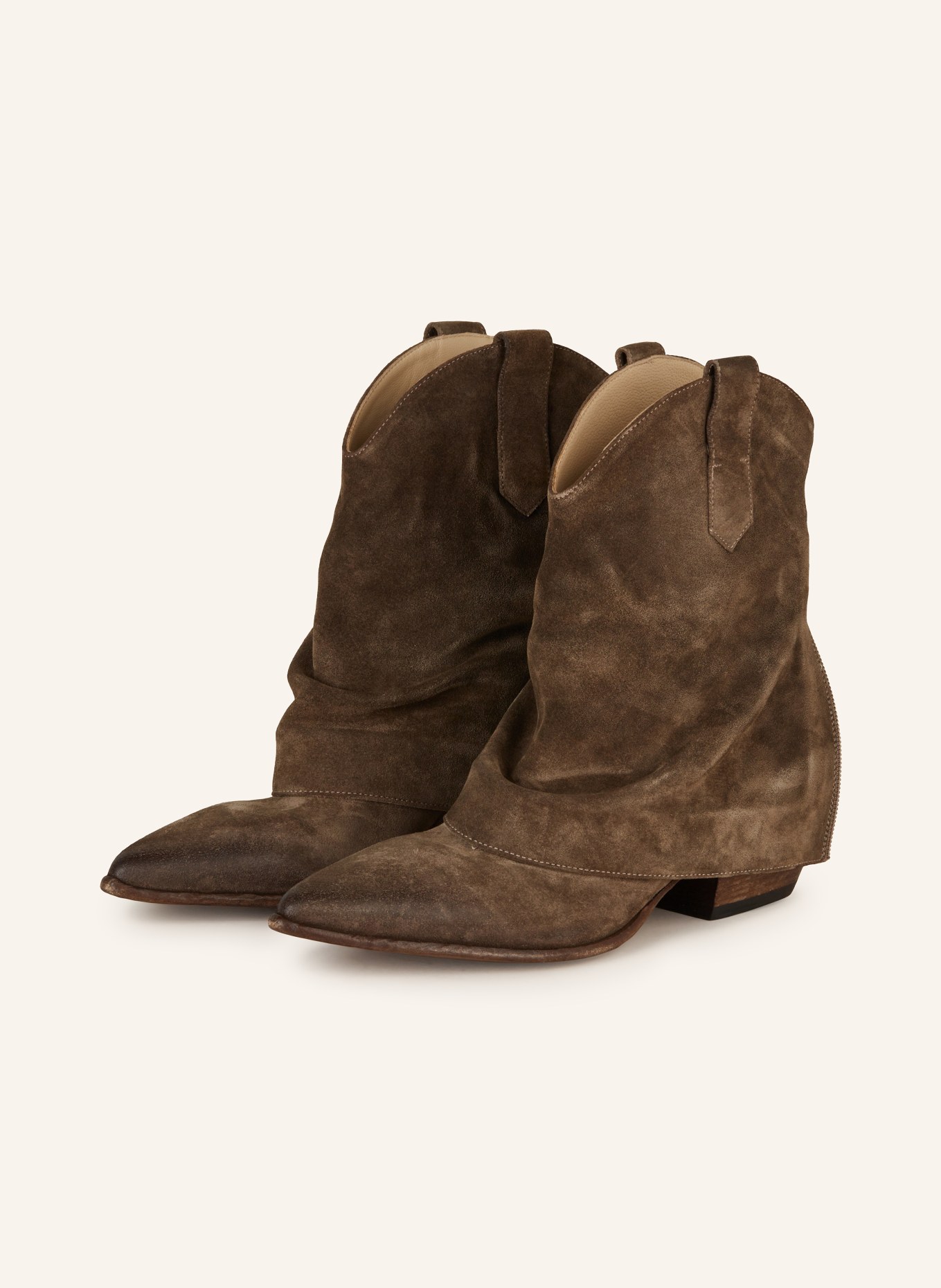 ELENA IACHI Cowboy boots, Color: BROWN (Image 1)