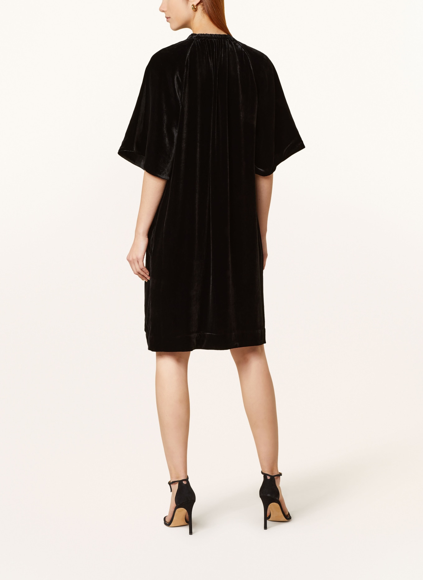 COS Velvet dress, Color: BLACK (Image 3)