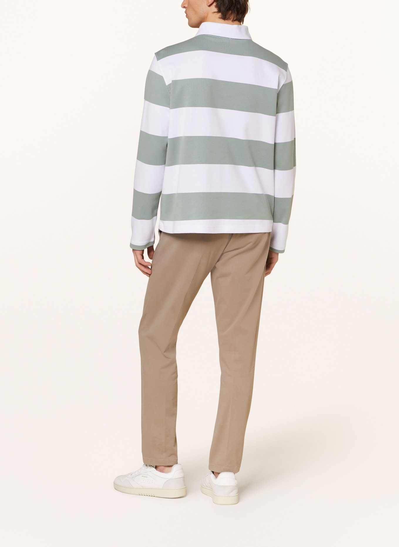 PAUL Rugbyshirt: GRÜN / WEISS