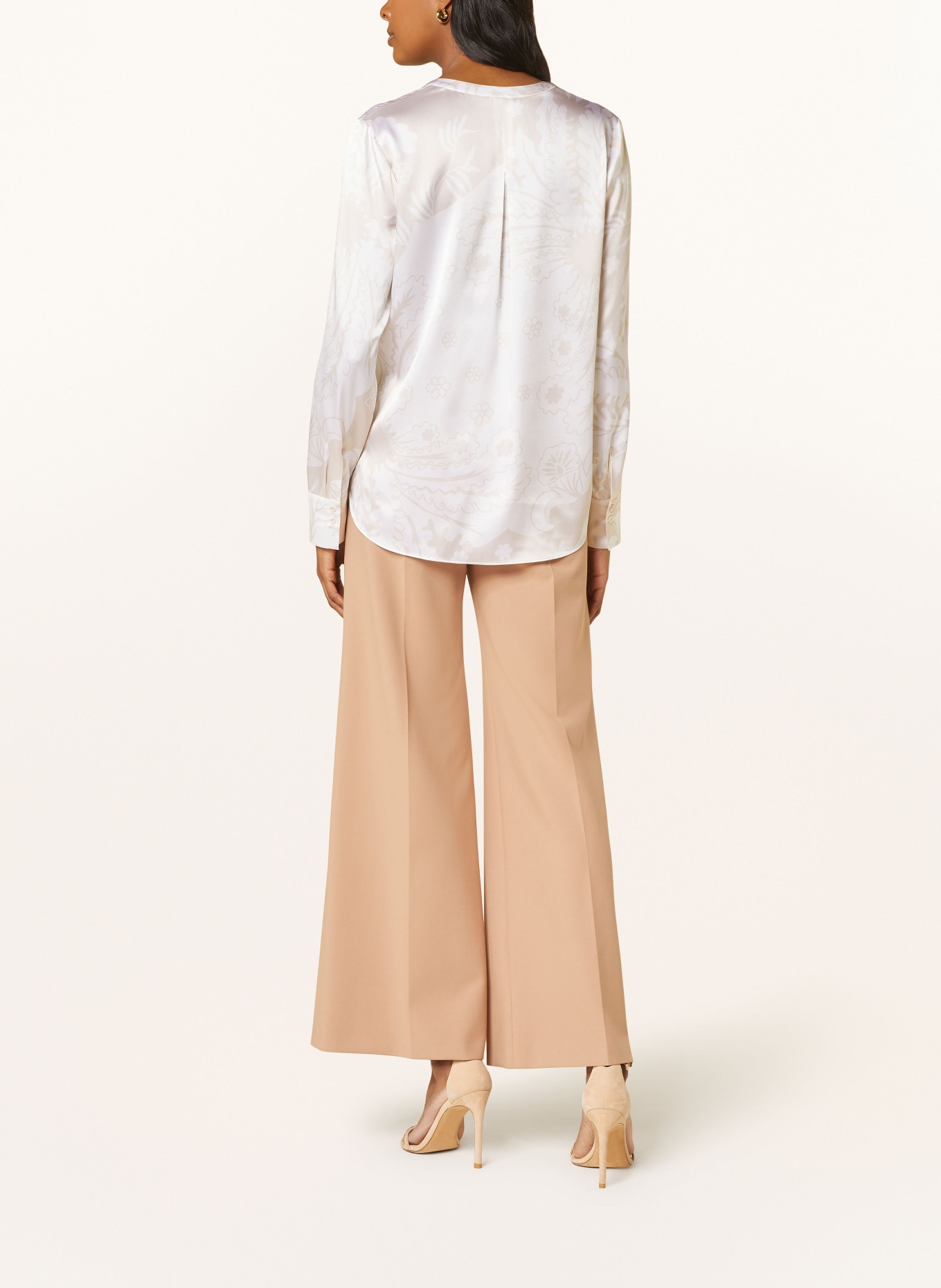 lilienfels Silk tunic, Color: ECRU/ CREAM (Image 3)