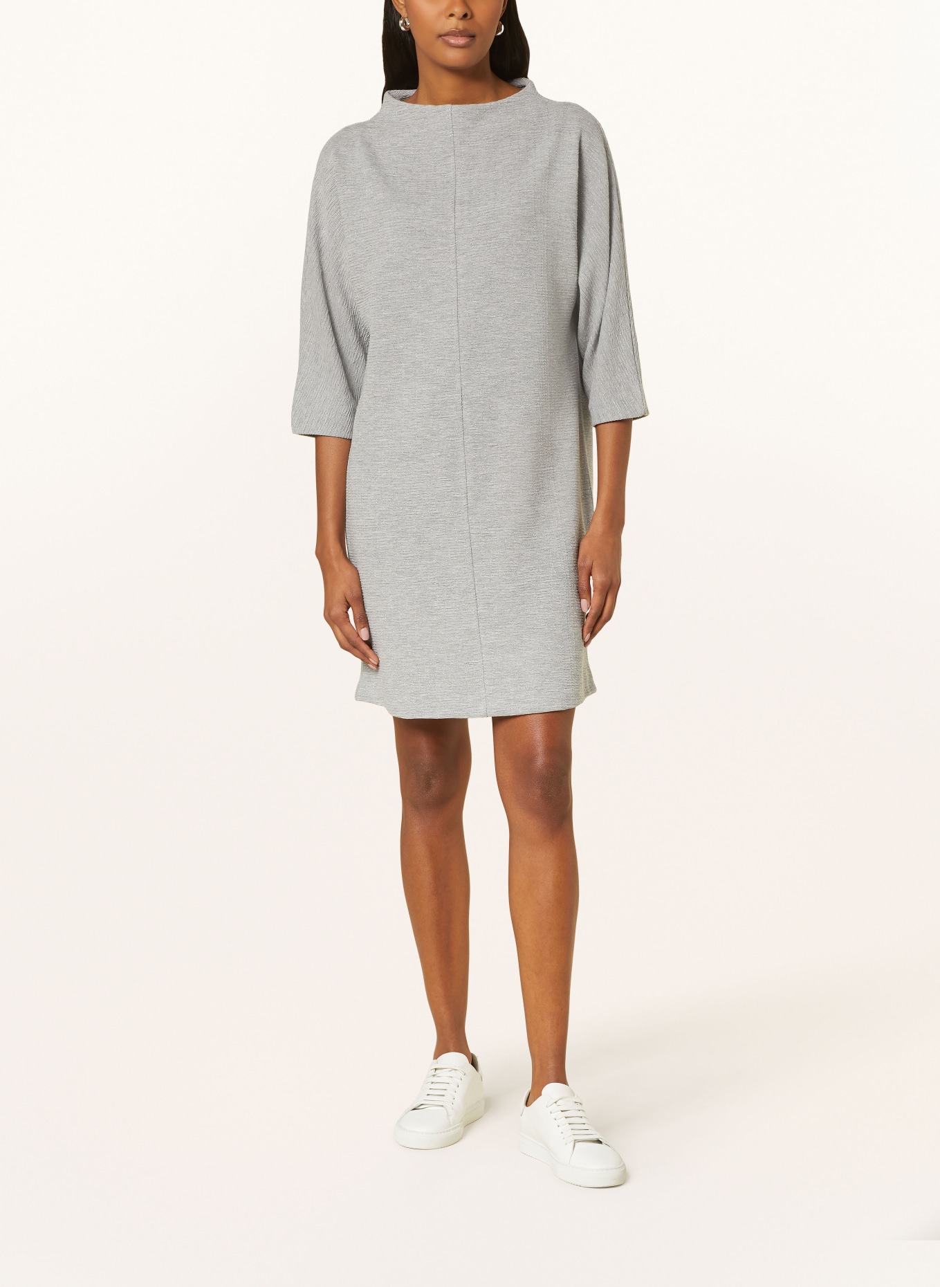 OPUS Sheath dress WEANO with 3/4 sleeves, Color: LIGHT GRAY/ SILVER (Image 2)