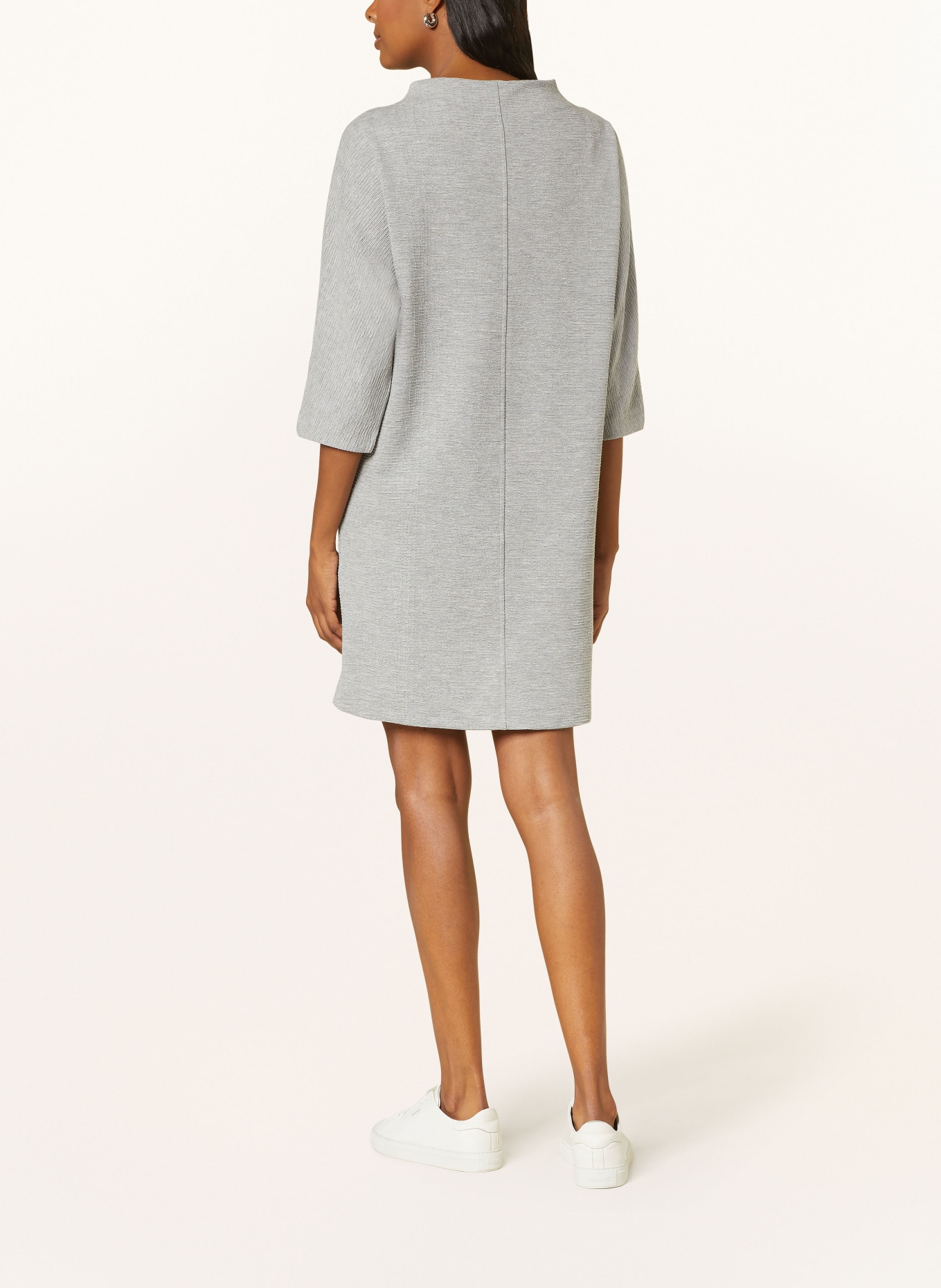 OPUS Sheath dress WEANO with 3/4 sleeves, Color: LIGHT GRAY/ SILVER (Image 3)