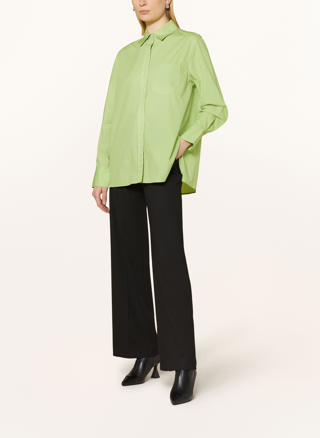 OPUS Shirt blouse FABINO, Color: LIGHT GREEN (Image 2)